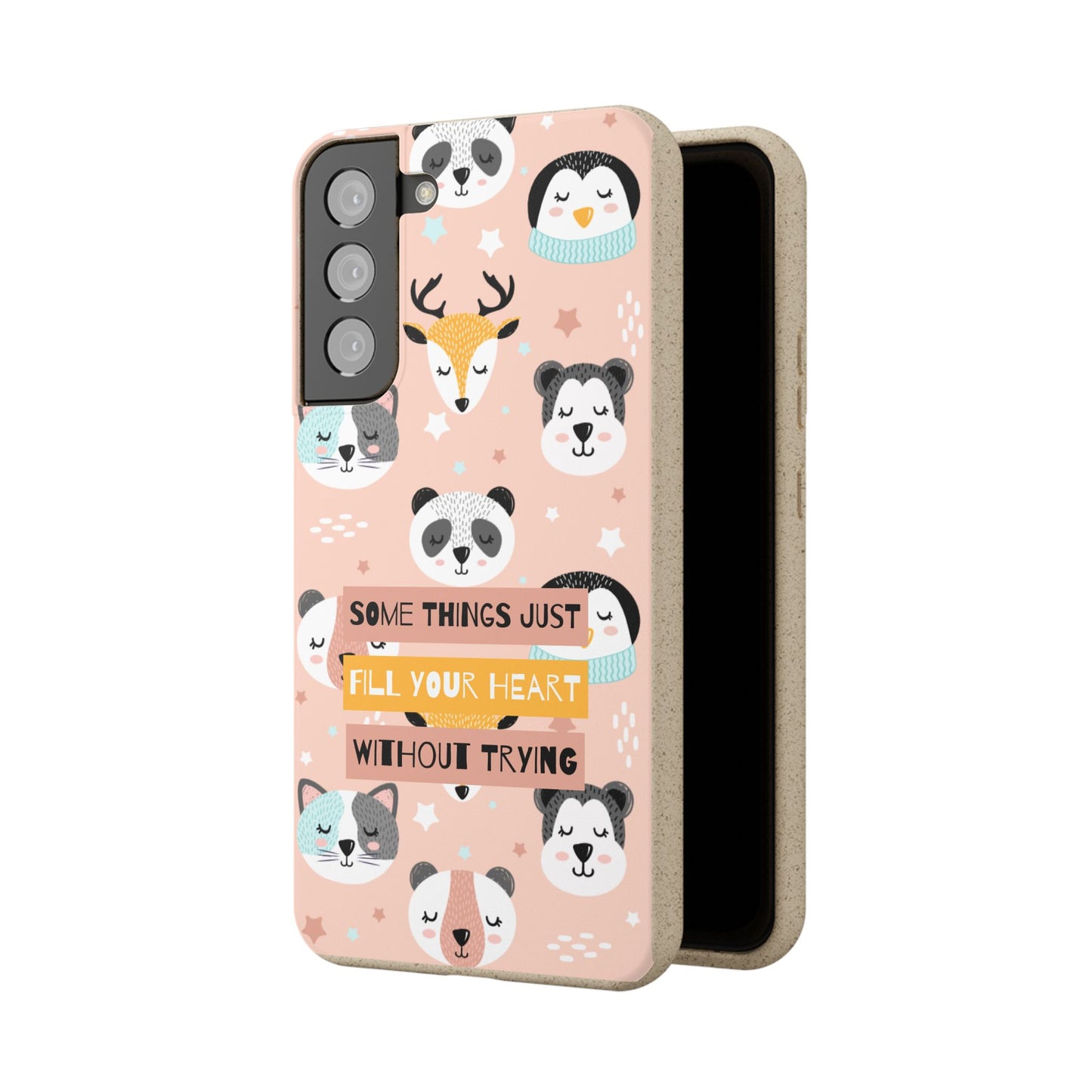 Cute Animal Biodegradable Phone Case, Eco-Friendly Gift, Sustainable Case, Nature Lover Accessory, Cute Phone Cover