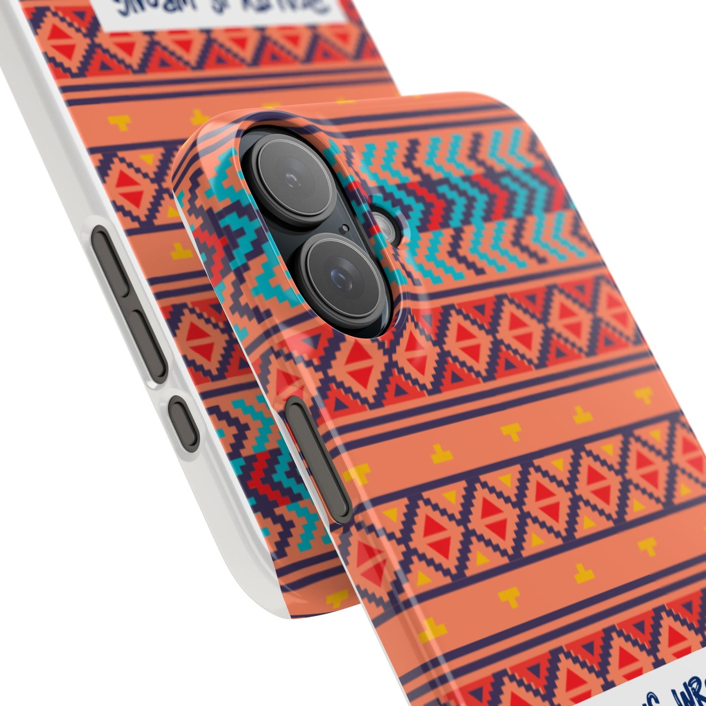 Vibrant Inspirational Phone Case – Dreamers Gift, Boho Slim Cover, Motivational Tech Accessory, Cute Gift for Her, Colorful Phone Holder