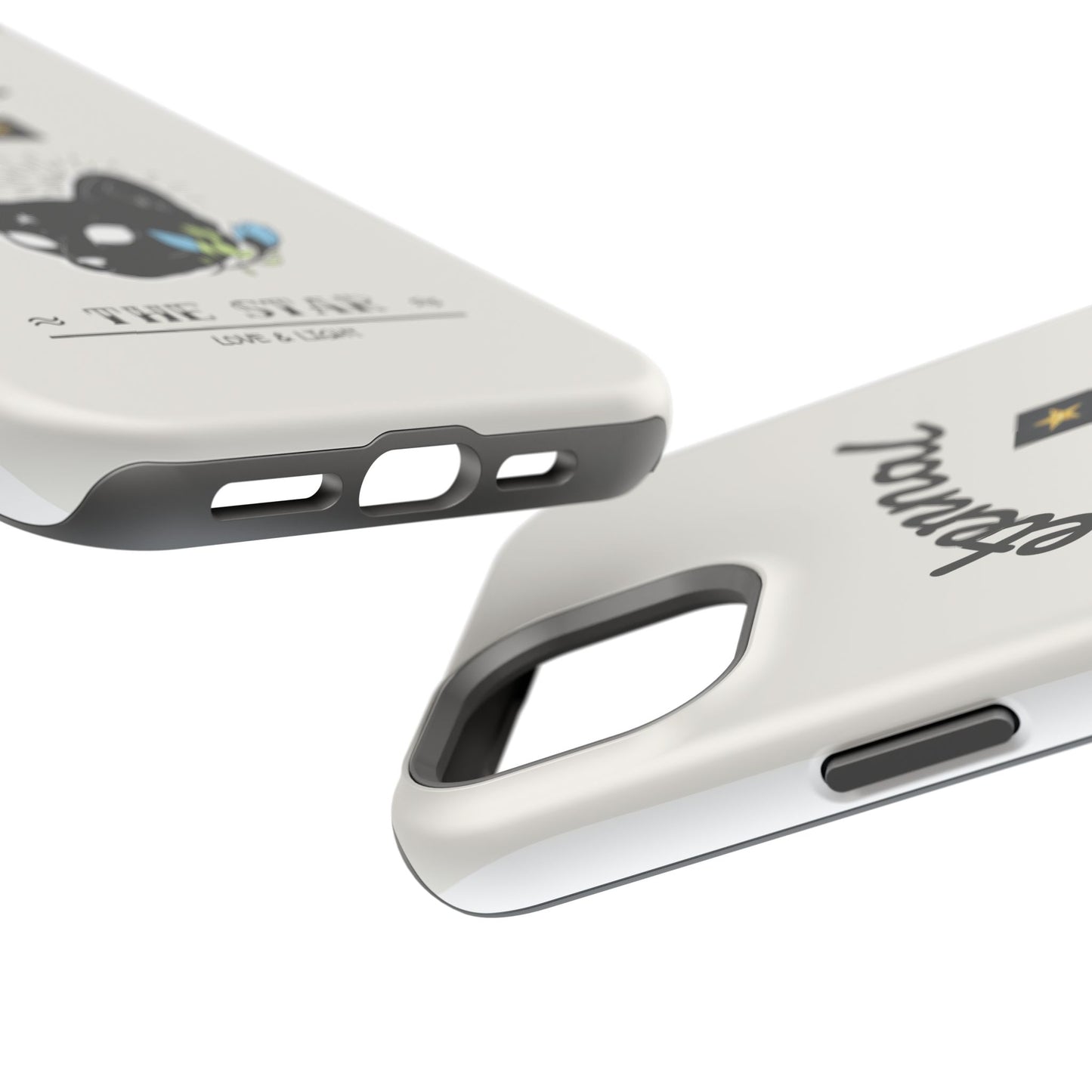 Eternal Star Cat Phone Case - Impact-Resistant, Gift for Cat Lovers, Trendy Accessory, Customizable Design, Modern Phone Protection