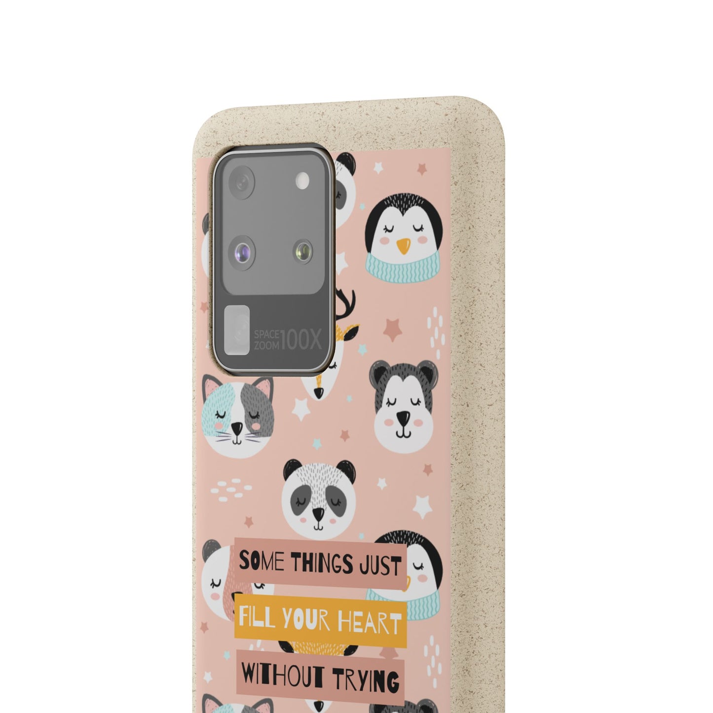 Cute Animal Biodegradable Phone Case, Eco-Friendly Gift, Sustainable Case, Nature Lover Accessory, Cute Phone Cover