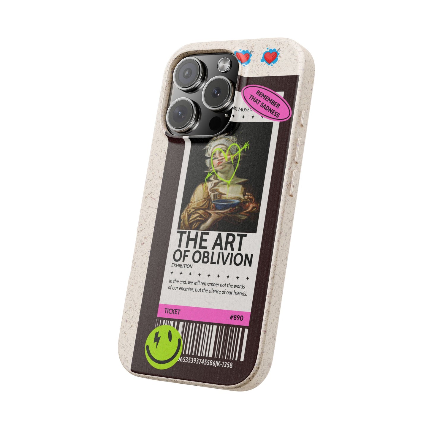 Biodegradable Phone Cases, Eco-Friendly Tech Accessories, Artistic Phone Cover, Sustainable Gift for Creatives, Unique Cell Phone Case