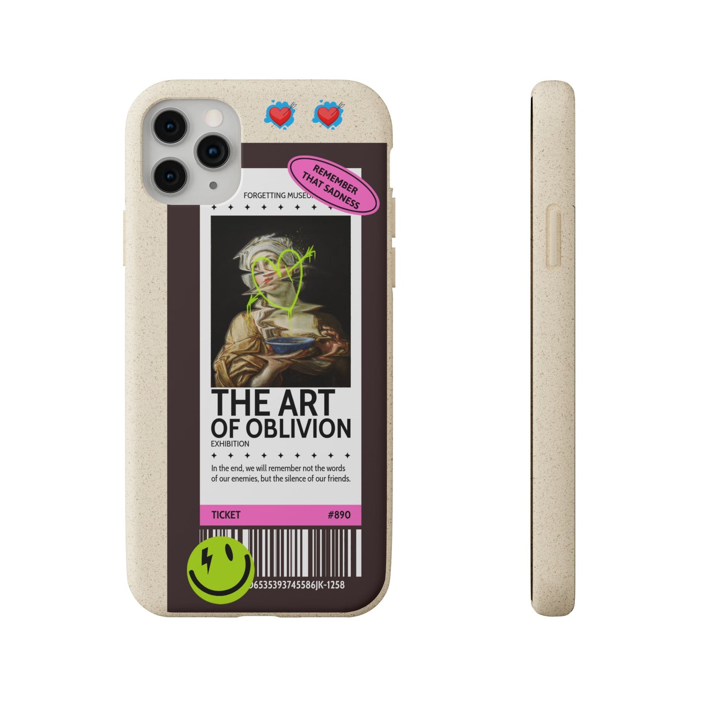 Biodegradable Phone Cases, Eco-Friendly Tech Accessories, Artistic Phone Cover, Sustainable Gift for Creatives, Unique Cell Phone Case
