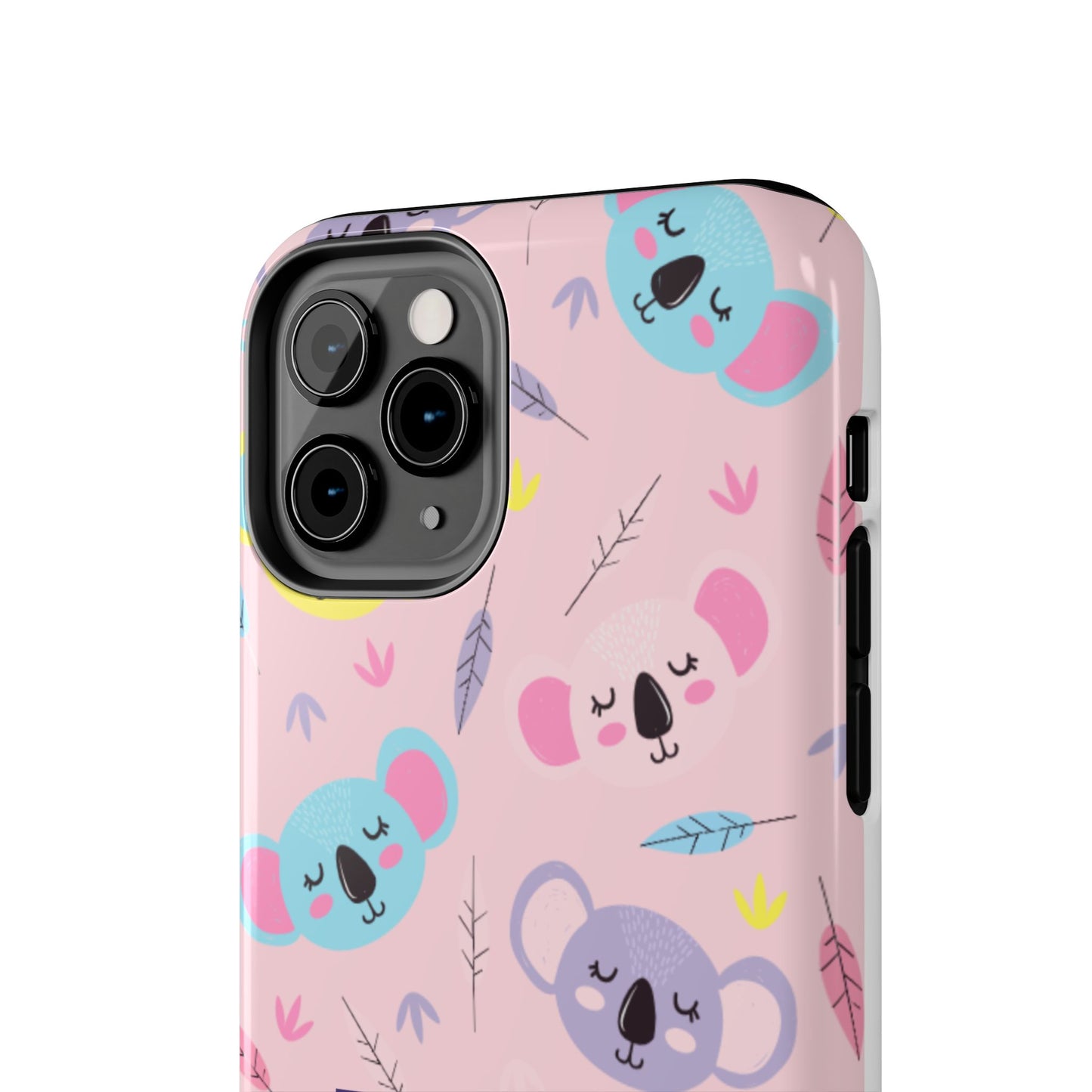Cute Koala Phone Case with Inspirational Quote, Tough Case, Goofy Gift for Kids, Fun Accessories, Unique Phone Cover