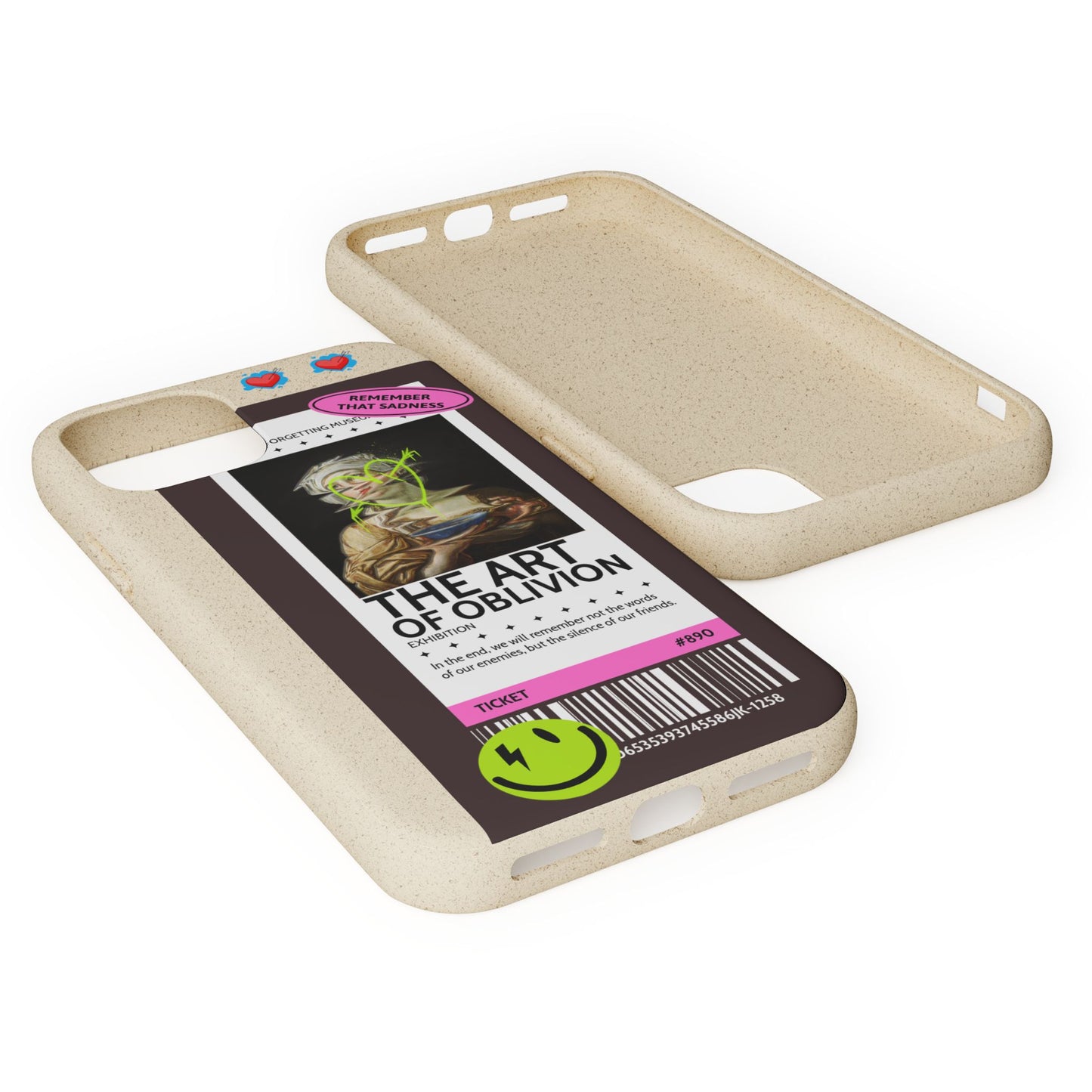 Biodegradable Phone Cases, Eco-Friendly Tech Accessories, Artistic Phone Cover, Sustainable Gift for Creatives, Unique Cell Phone Case
