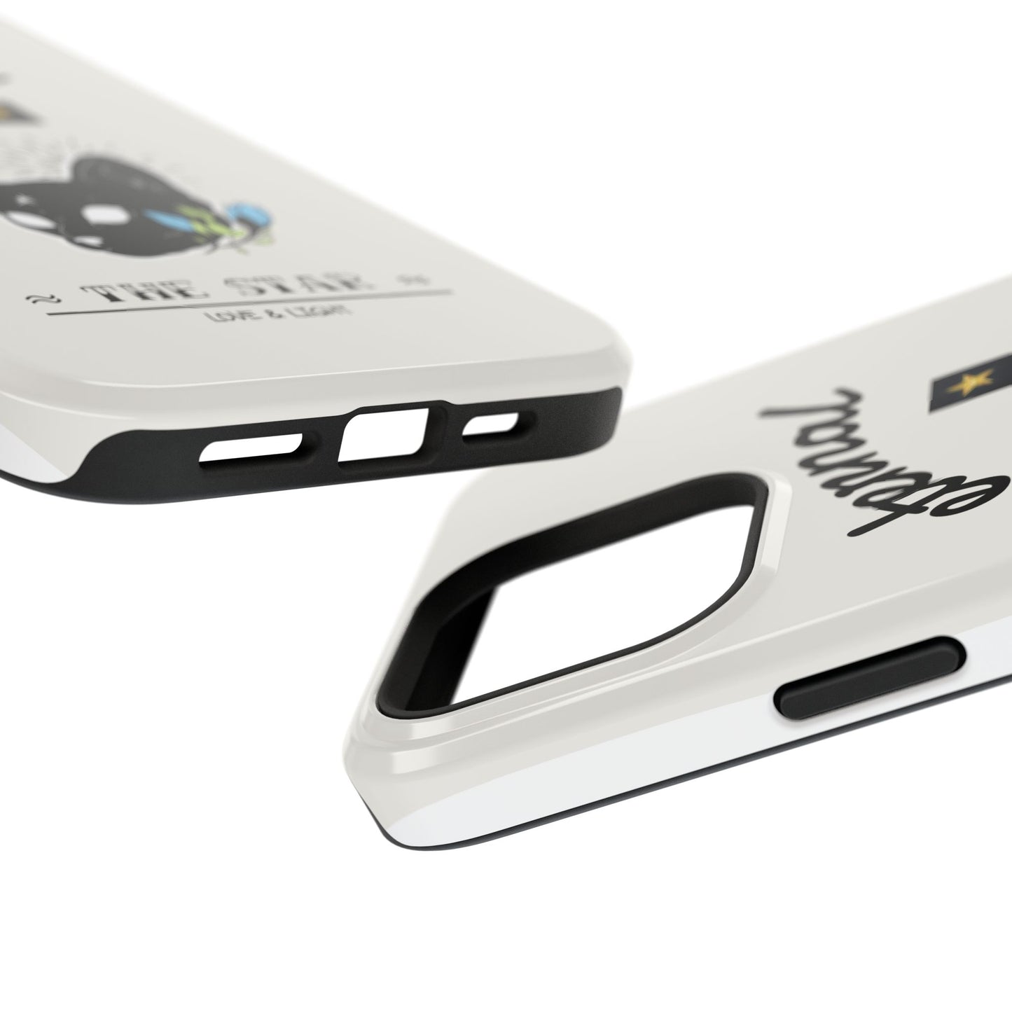 Eternal Star Cat Phone Case - Impact-Resistant, Gift for Cat Lovers, Trendy Accessory, Customizable Design, Modern Phone Protection