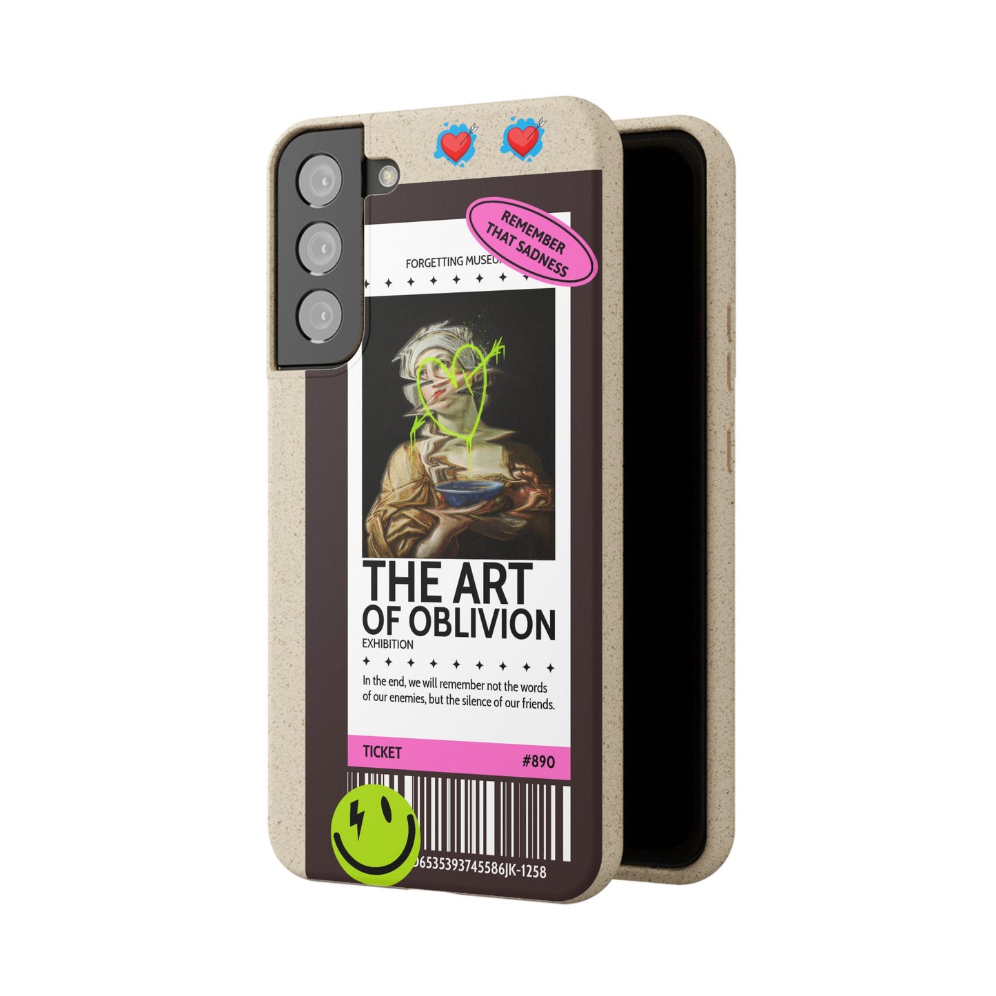 Biodegradable Phone Cases, Eco-Friendly Tech Accessories, Artistic Phone Cover, Sustainable Gift for Creatives, Unique Cell Phone Case