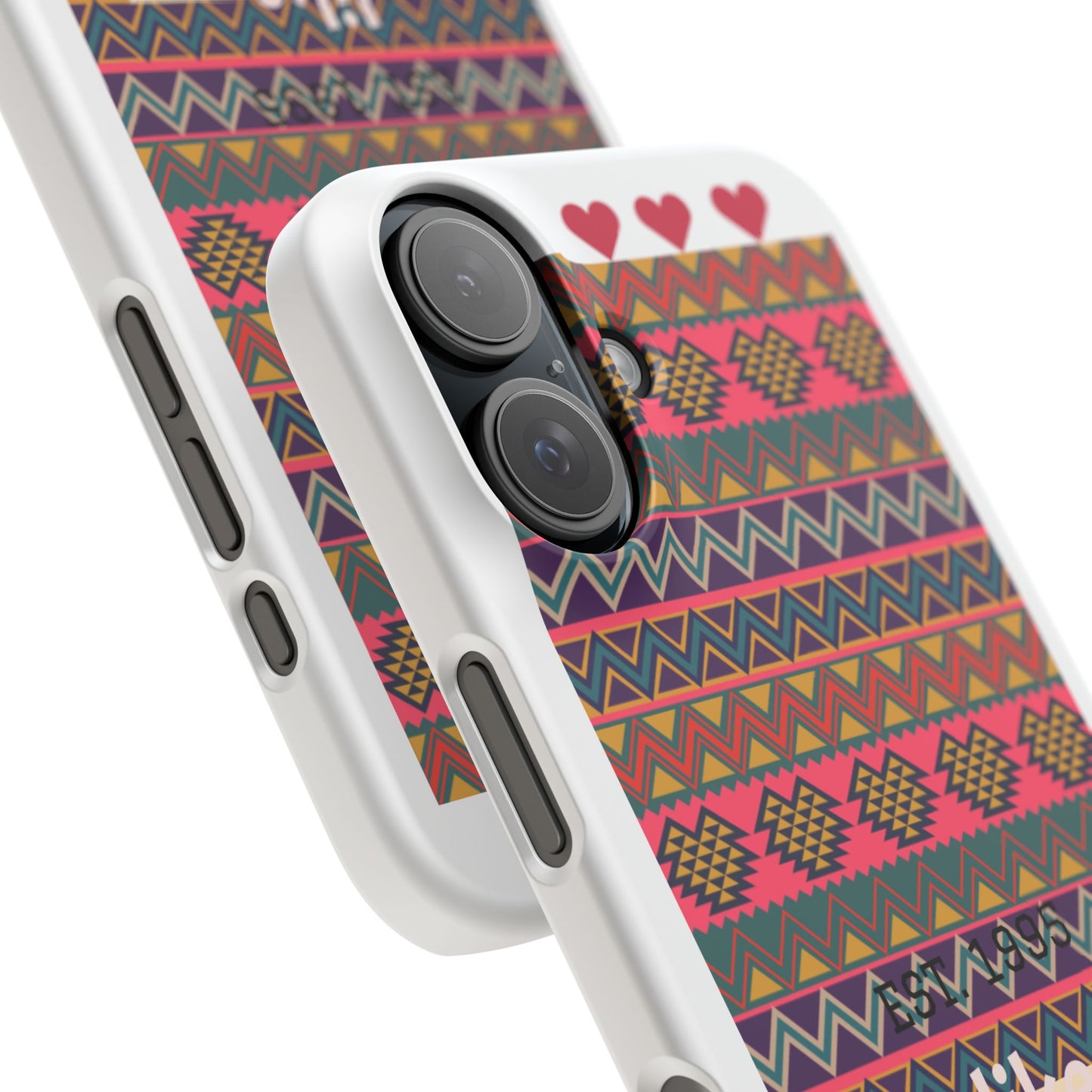 Vibrant Patterned Phone Case - Life is Short, Don't Be Lazy, Stylish Protection for Everyday Use, Perfect Gift for Friends, Trendy [...]
