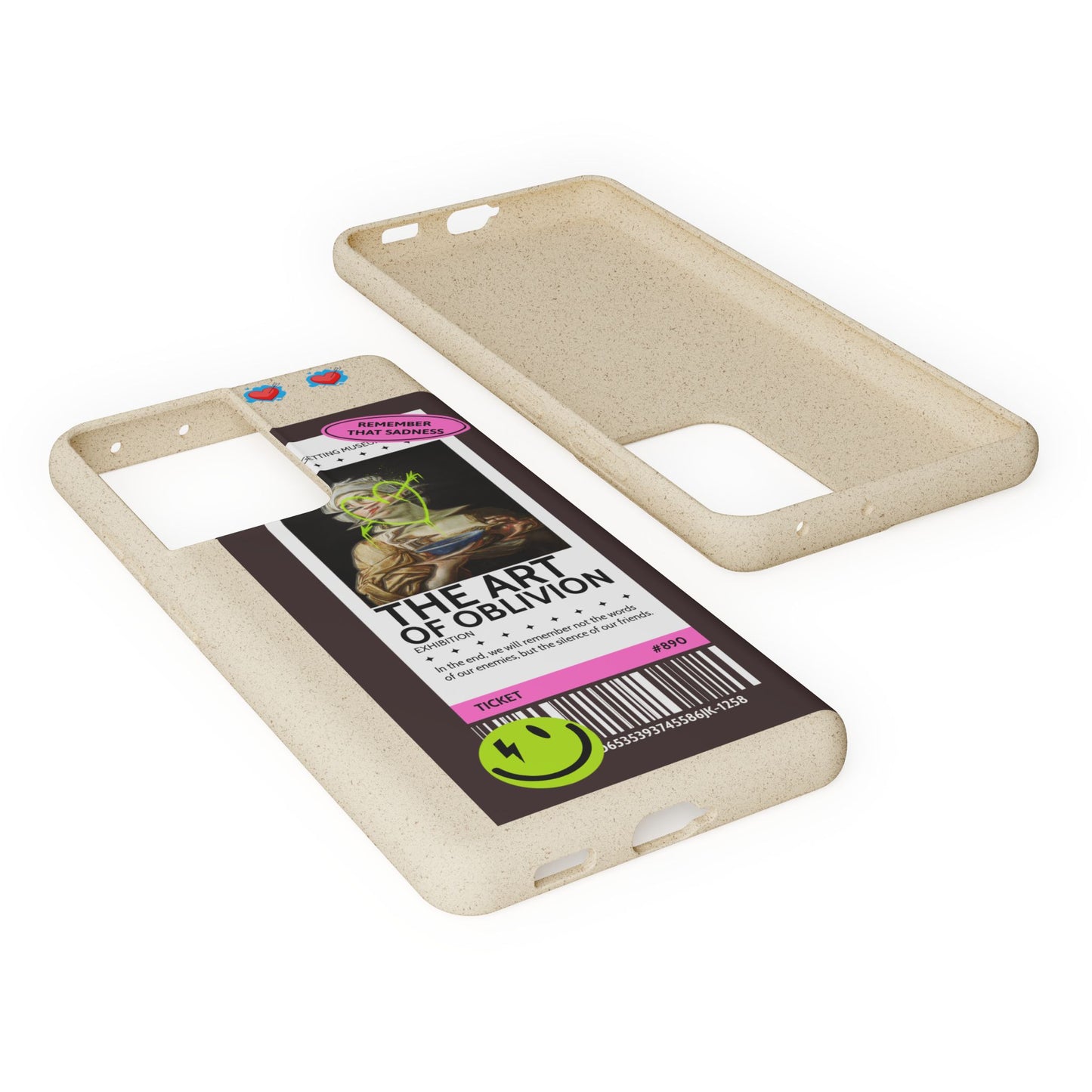 Biodegradable Phone Cases, Eco-Friendly Tech Accessories, Artistic Phone Cover, Sustainable Gift for Creatives, Unique Cell Phone Case