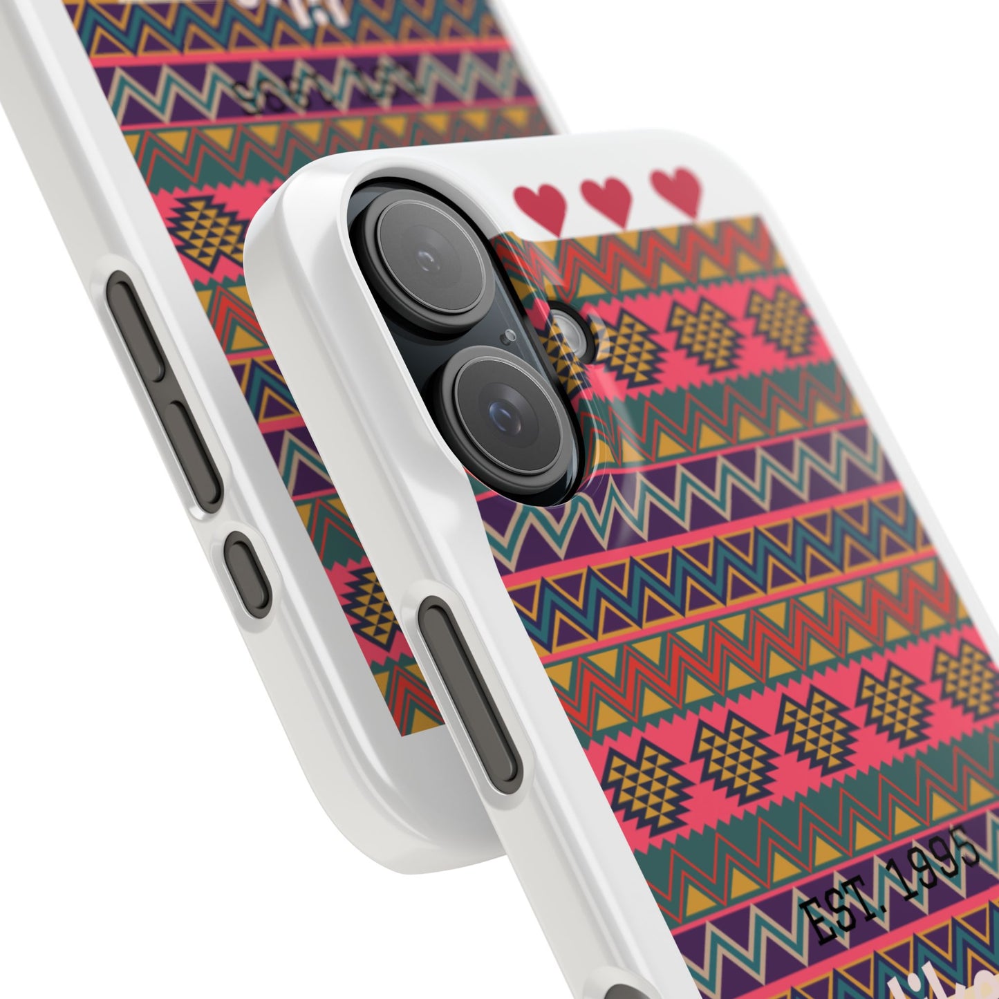 Vibrant Patterned Phone Case - Life is Short, Don't Be Lazy, Stylish Protection for Everyday Use, Perfect Gift for Friends, Trendy [...]