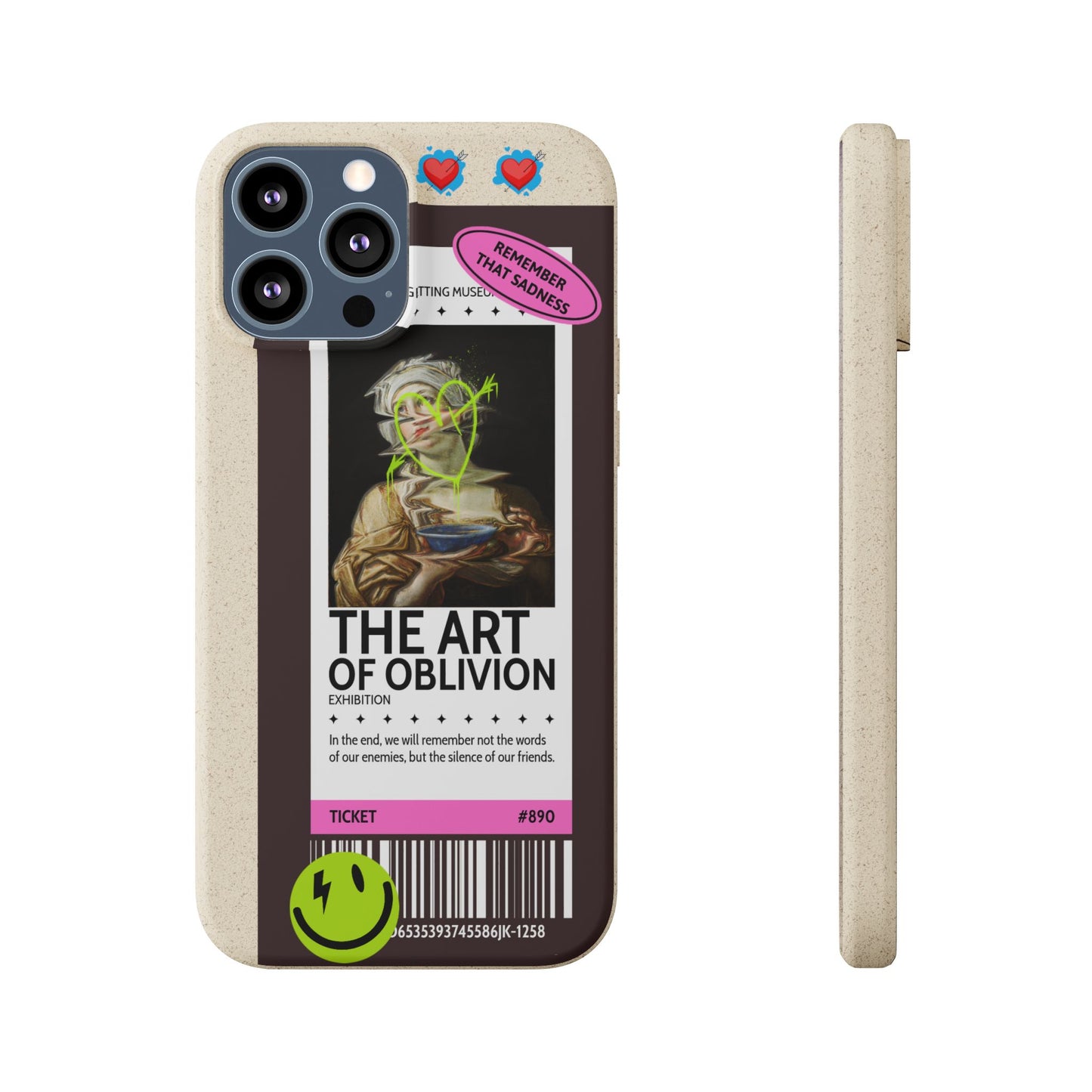 Biodegradable Phone Cases, Eco-Friendly Tech Accessories, Artistic Phone Cover, Sustainable Gift for Creatives, Unique Cell Phone Case