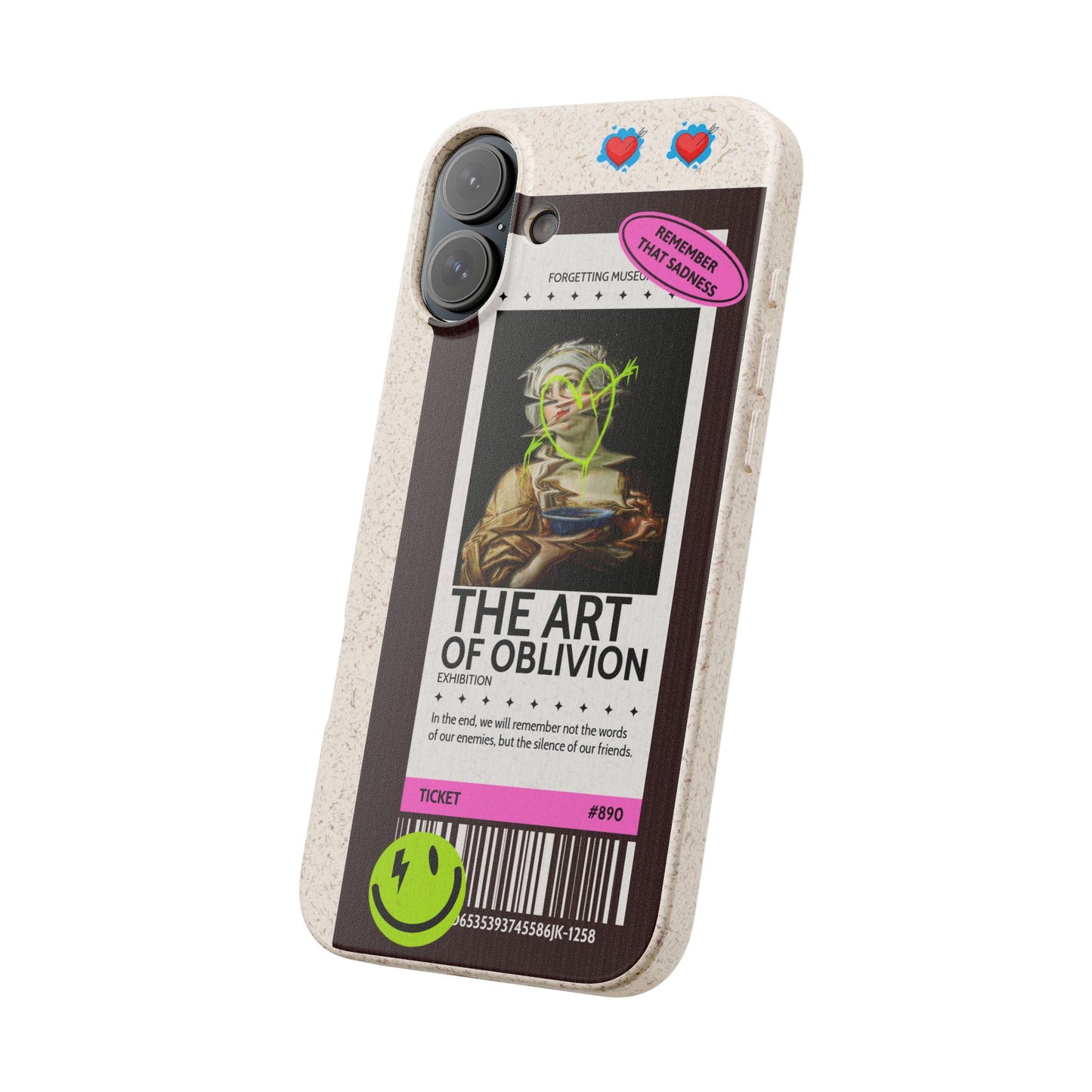 Biodegradable Phone Cases, Eco-Friendly Tech Accessories, Artistic Phone Cover, Sustainable Gift for Creatives, Unique Cell Phone Case