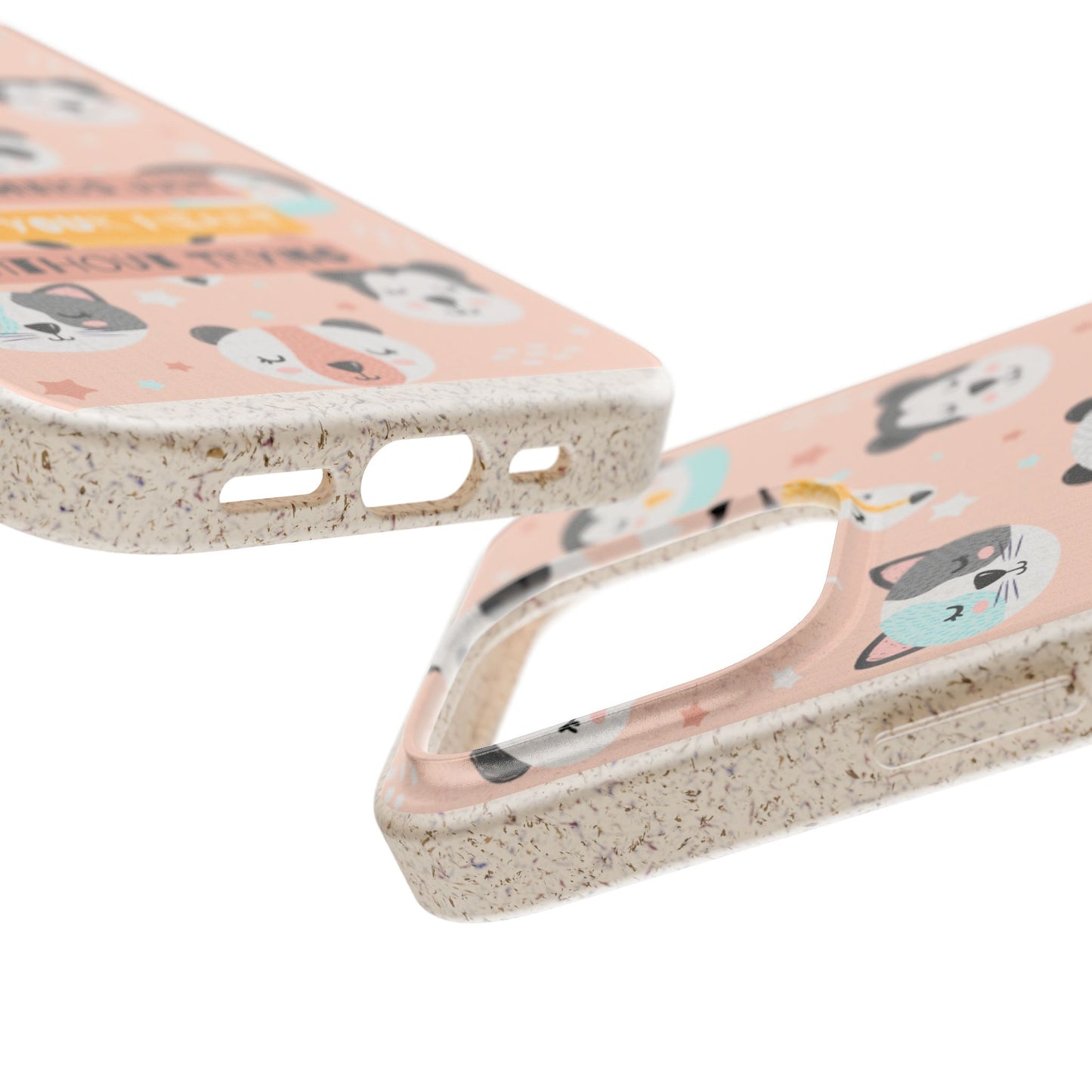 Cute Animal Biodegradable Phone Case, Eco-Friendly Gift, Sustainable Case, Nature Lover Accessory, Cute Phone Cover