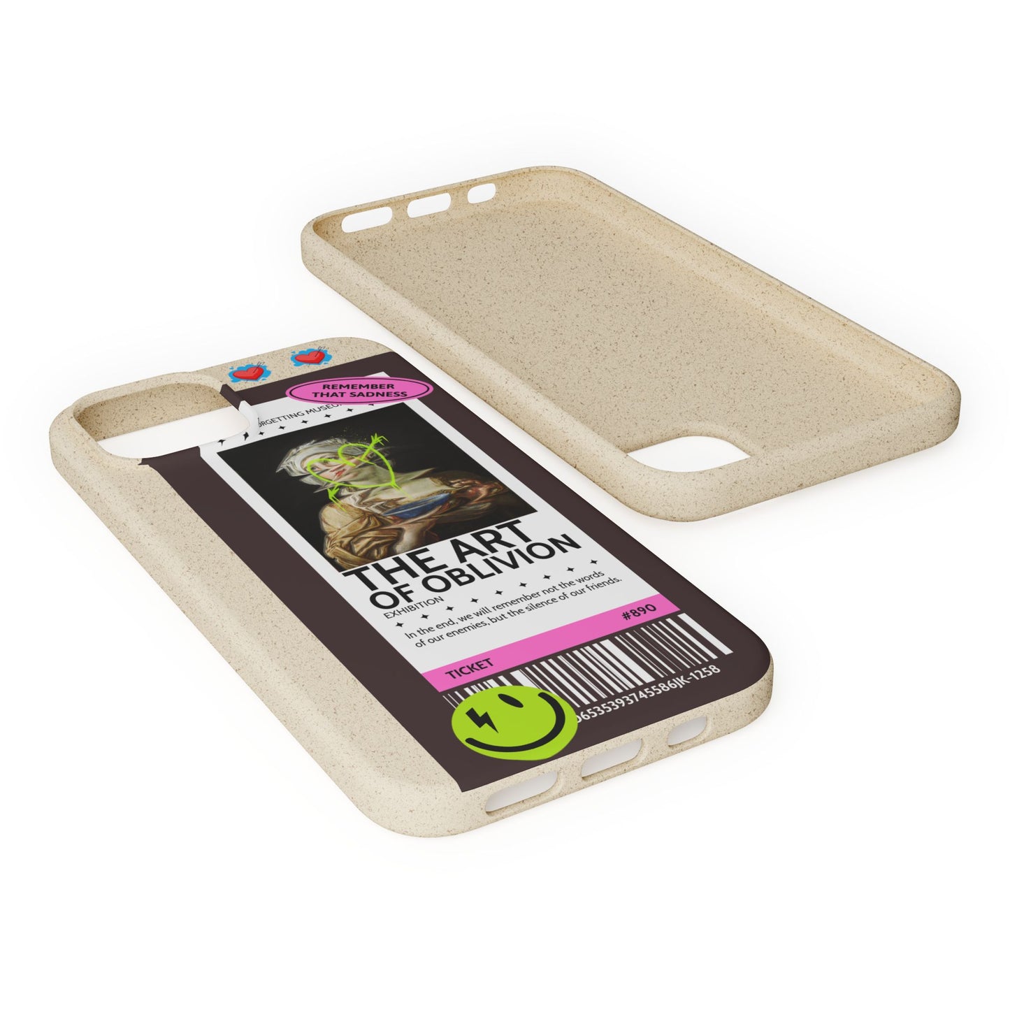 Biodegradable Phone Cases, Eco-Friendly Tech Accessories, Artistic Phone Cover, Sustainable Gift for Creatives, Unique Cell Phone Case