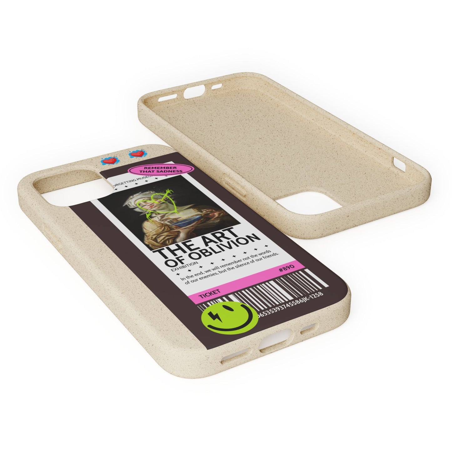 Biodegradable Phone Cases, Eco-Friendly Tech Accessories, Artistic Phone Cover, Sustainable Gift for Creatives, Unique Cell Phone Case