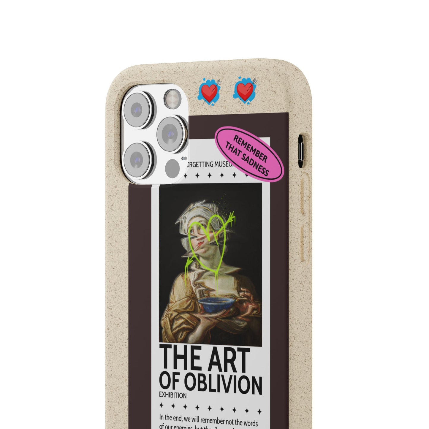 Biodegradable Phone Cases, Eco-Friendly Tech Accessories, Artistic Phone Cover, Sustainable Gift for Creatives, Unique Cell Phone Case