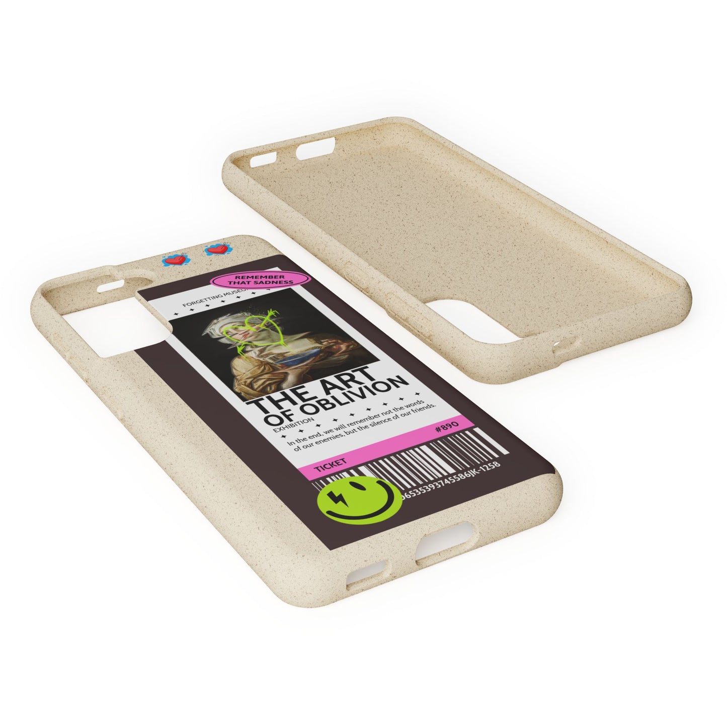 Biodegradable Phone Cases, Eco-Friendly Tech Accessories, Artistic Phone Cover, Sustainable Gift for Creatives, Unique Cell Phone Case