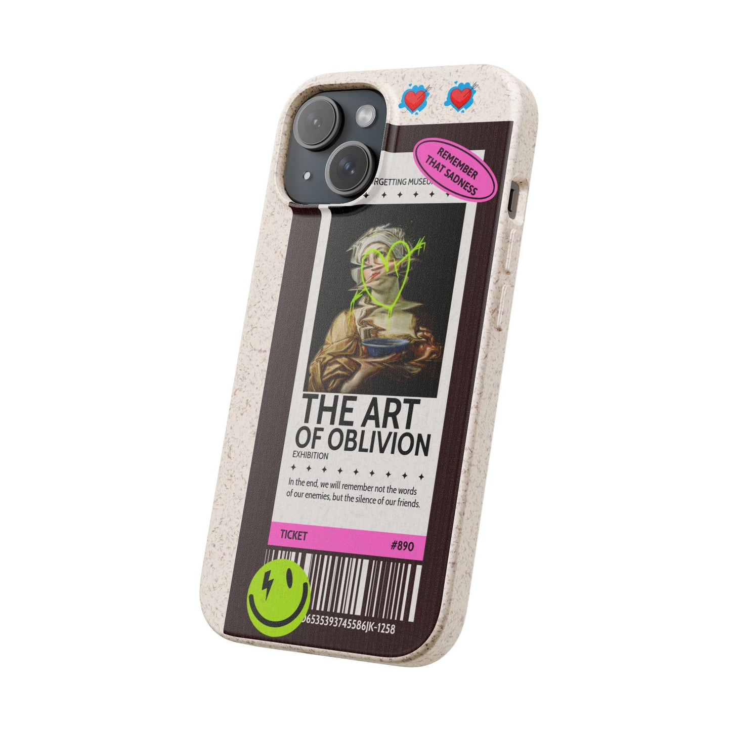 Biodegradable Phone Cases, Eco-Friendly Tech Accessories, Artistic Phone Cover, Sustainable Gift for Creatives, Unique Cell Phone Case