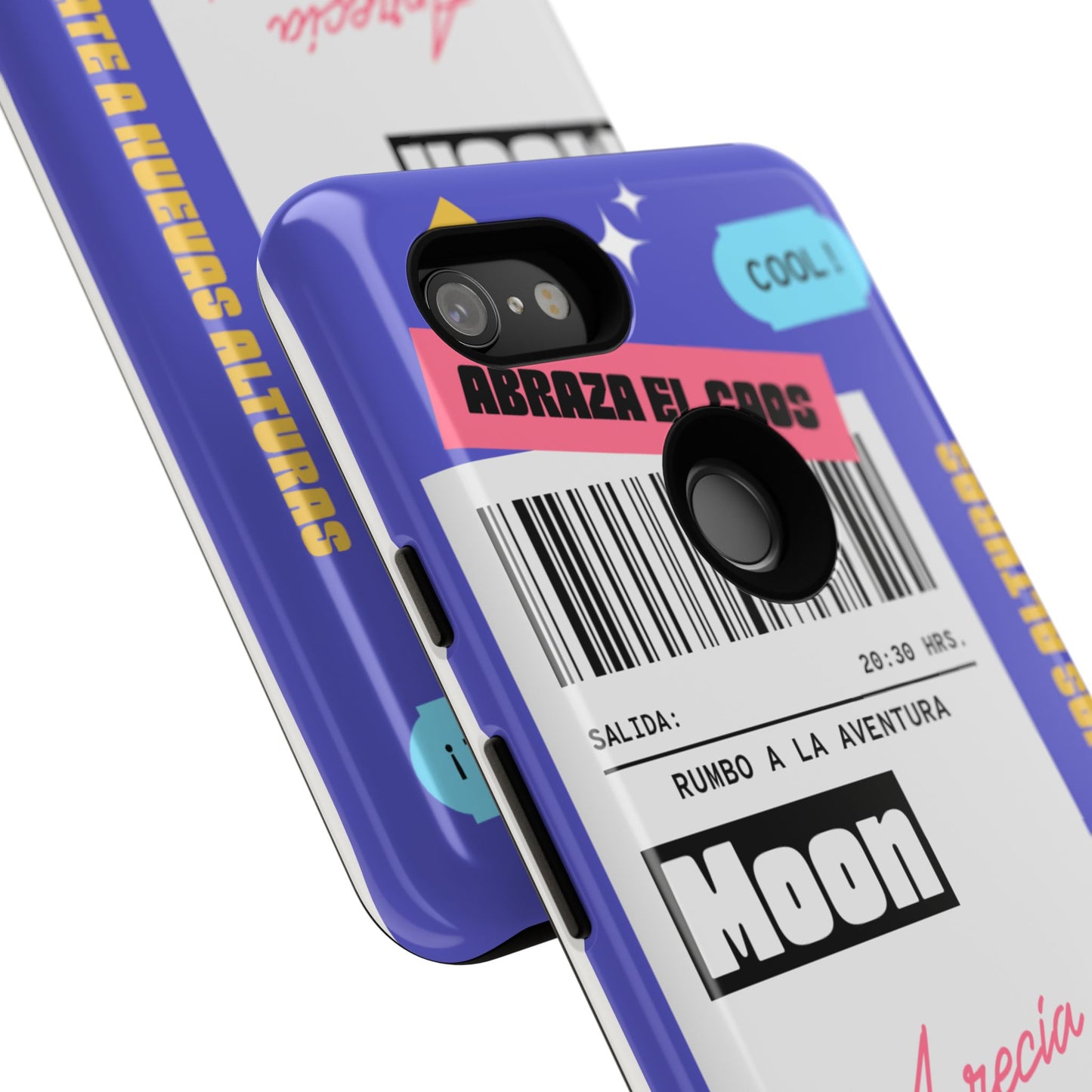 Vibrant Phone Case - Cool and Playful Design for Adventure Seekers, Gift for Students, Trendy Accessories, Phone Protection