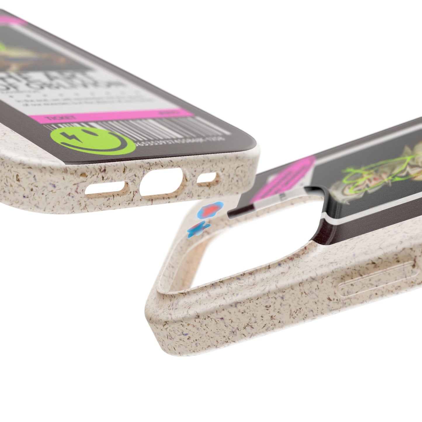 Biodegradable Phone Cases, Eco-Friendly Tech Accessories, Artistic Phone Cover, Sustainable Gift for Creatives, Unique Cell Phone Case