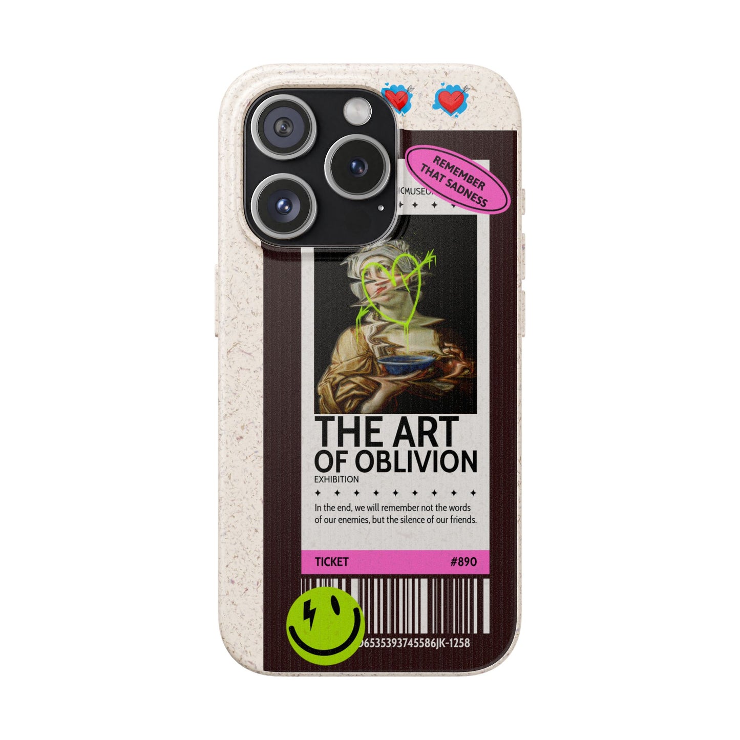 Biodegradable Phone Cases, Eco-Friendly Tech Accessories, Artistic Phone Cover, Sustainable Gift for Creatives, Unique Cell Phone Case