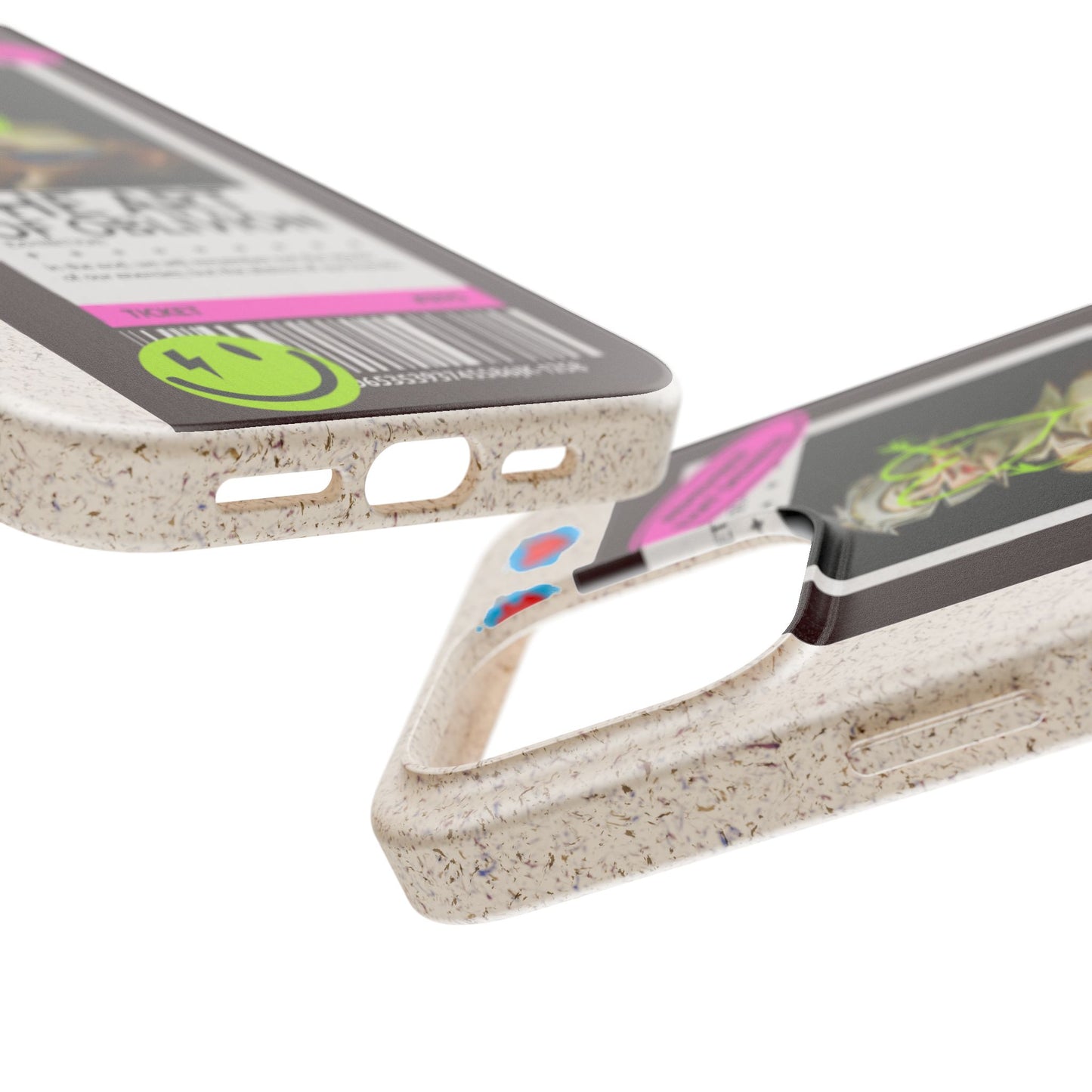 Biodegradable Phone Cases, Eco-Friendly Tech Accessories, Artistic Phone Cover, Sustainable Gift for Creatives, Unique Cell Phone Case