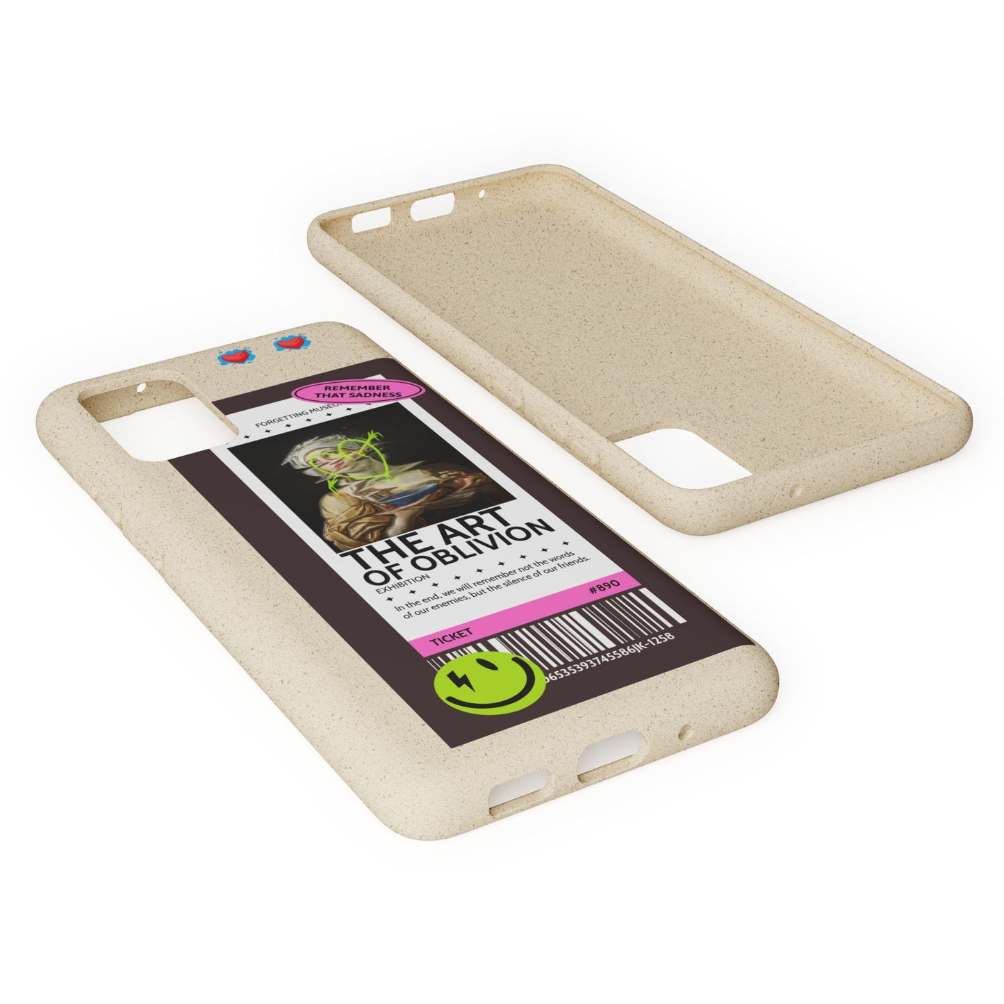 Biodegradable Phone Cases, Eco-Friendly Tech Accessories, Artistic Phone Cover, Sustainable Gift for Creatives, Unique Cell Phone Case