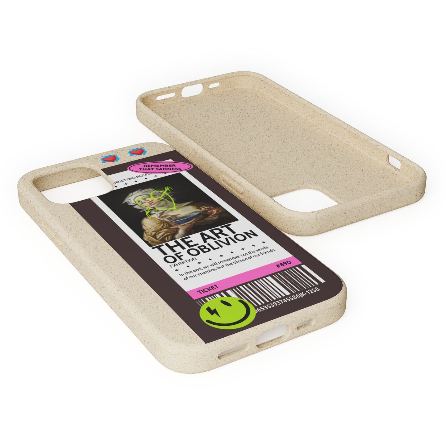 Biodegradable Phone Cases, Eco-Friendly Tech Accessories, Artistic Phone Cover, Sustainable Gift for Creatives, Unique Cell Phone Case