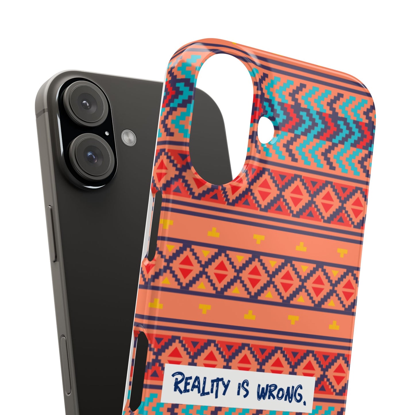 Vibrant Inspirational Phone Case – Dreamers Gift, Boho Slim Cover, Motivational Tech Accessory, Cute Gift for Her, Colorful Phone Holder