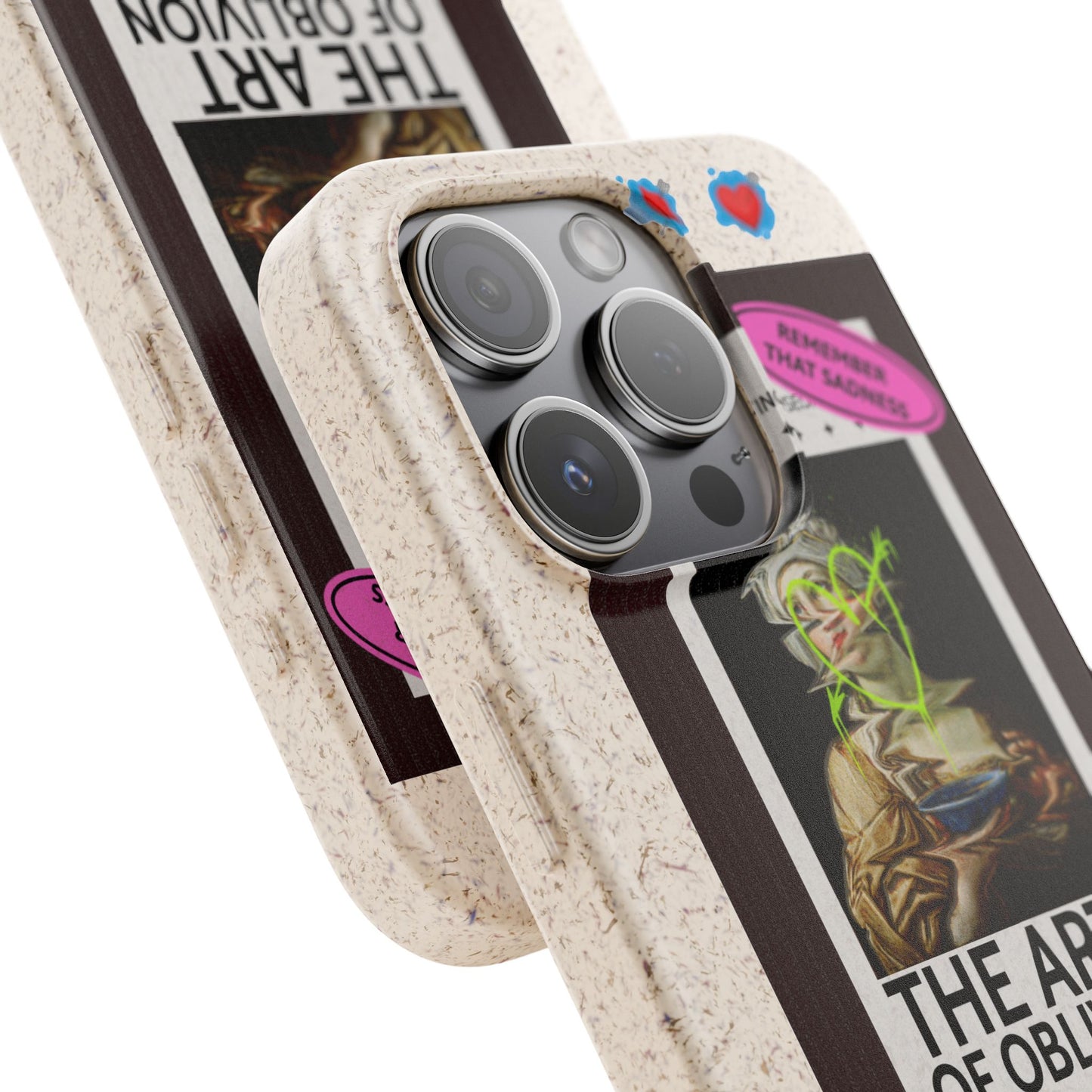 Biodegradable Phone Cases, Eco-Friendly Tech Accessories, Artistic Phone Cover, Sustainable Gift for Creatives, Unique Cell Phone Case