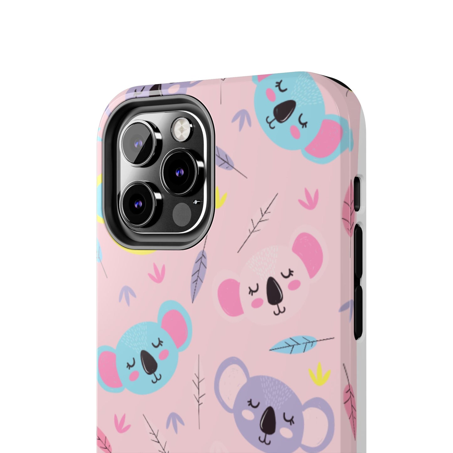 Cute Koala Phone Case with Inspirational Quote, Tough Case, Goofy Gift for Kids, Fun Accessories, Unique Phone Cover