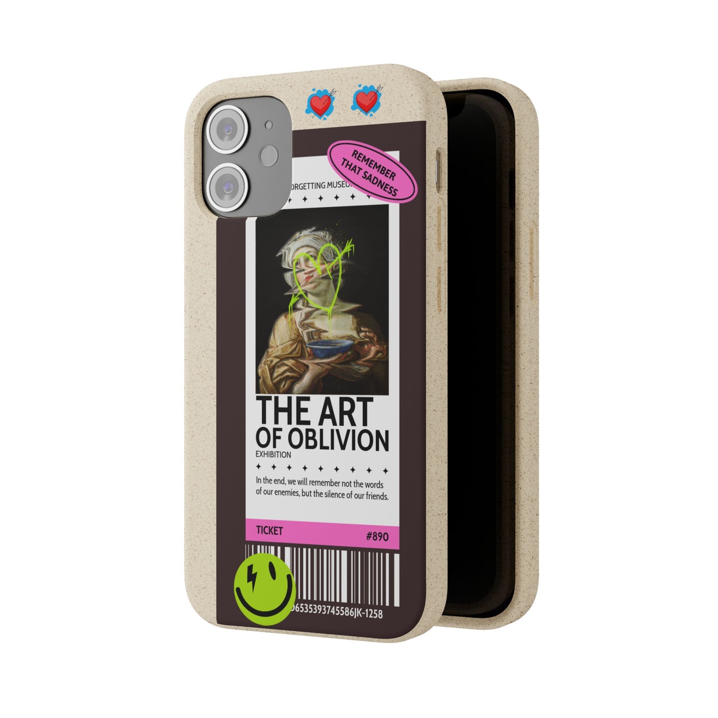 Biodegradable Phone Cases, Eco-Friendly Tech Accessories, Artistic Phone Cover, Sustainable Gift for Creatives, Unique Cell Phone Case