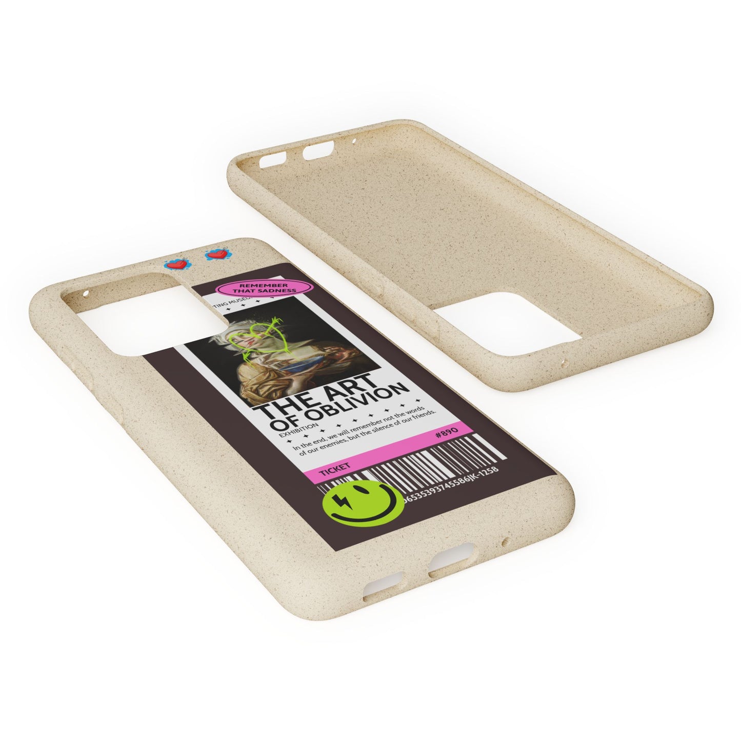 Biodegradable Phone Cases, Eco-Friendly Tech Accessories, Artistic Phone Cover, Sustainable Gift for Creatives, Unique Cell Phone Case