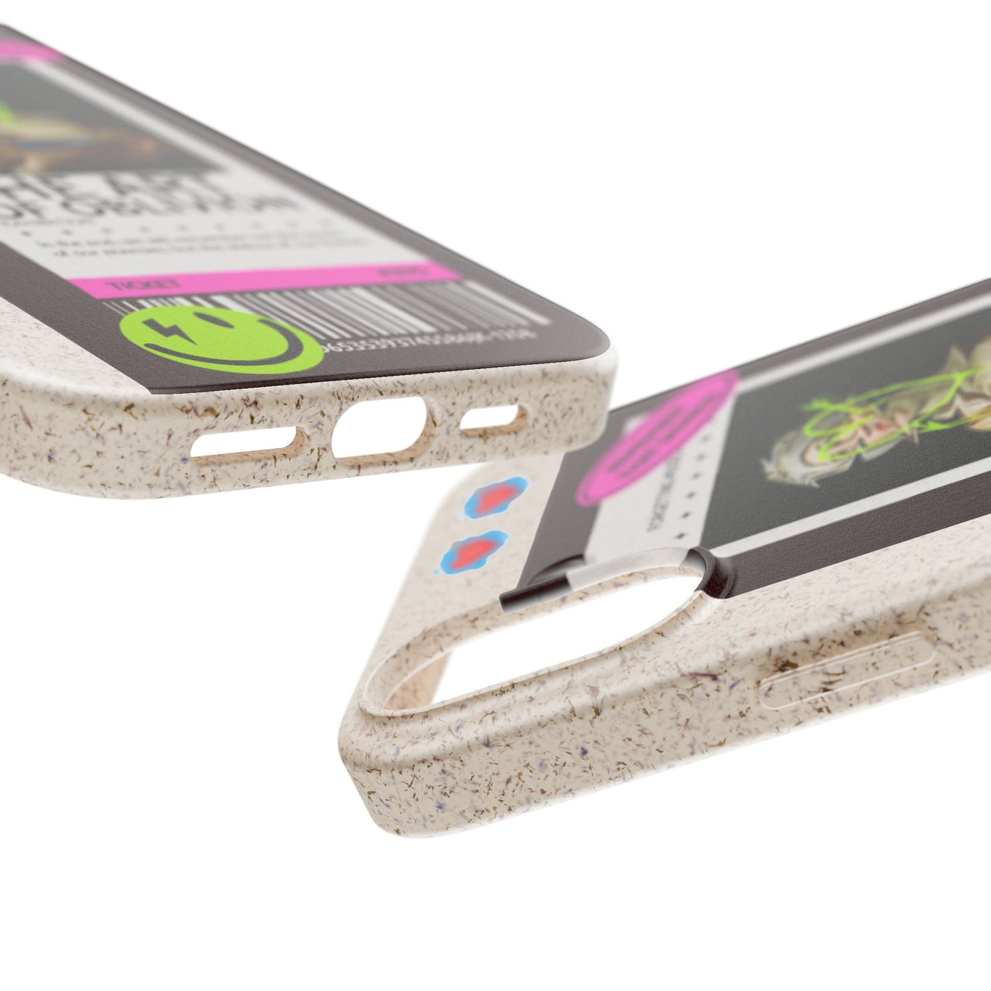 Biodegradable Phone Cases, Eco-Friendly Tech Accessories, Artistic Phone Cover, Sustainable Gift for Creatives, Unique Cell Phone Case