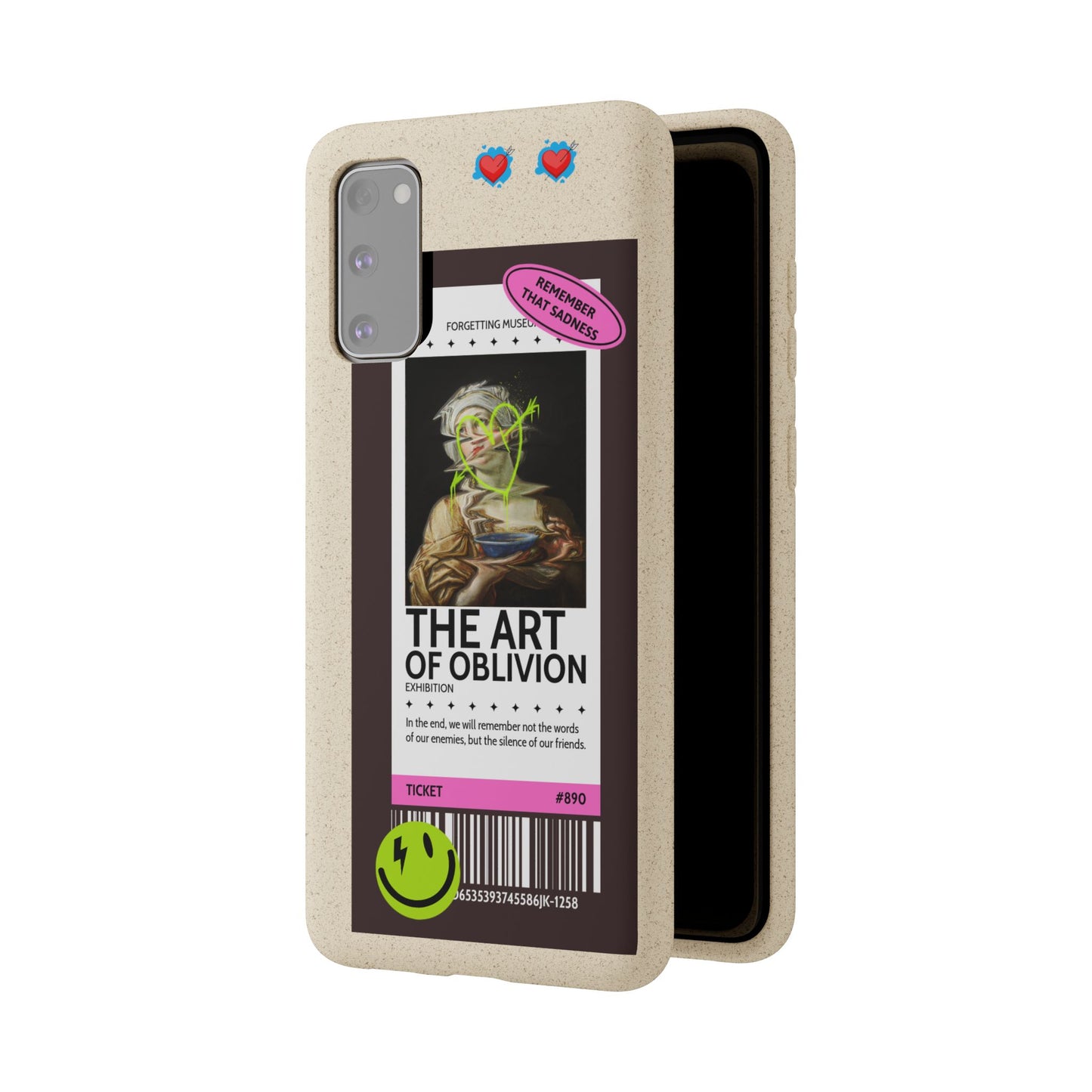 Biodegradable Phone Cases, Eco-Friendly Tech Accessories, Artistic Phone Cover, Sustainable Gift for Creatives, Unique Cell Phone Case