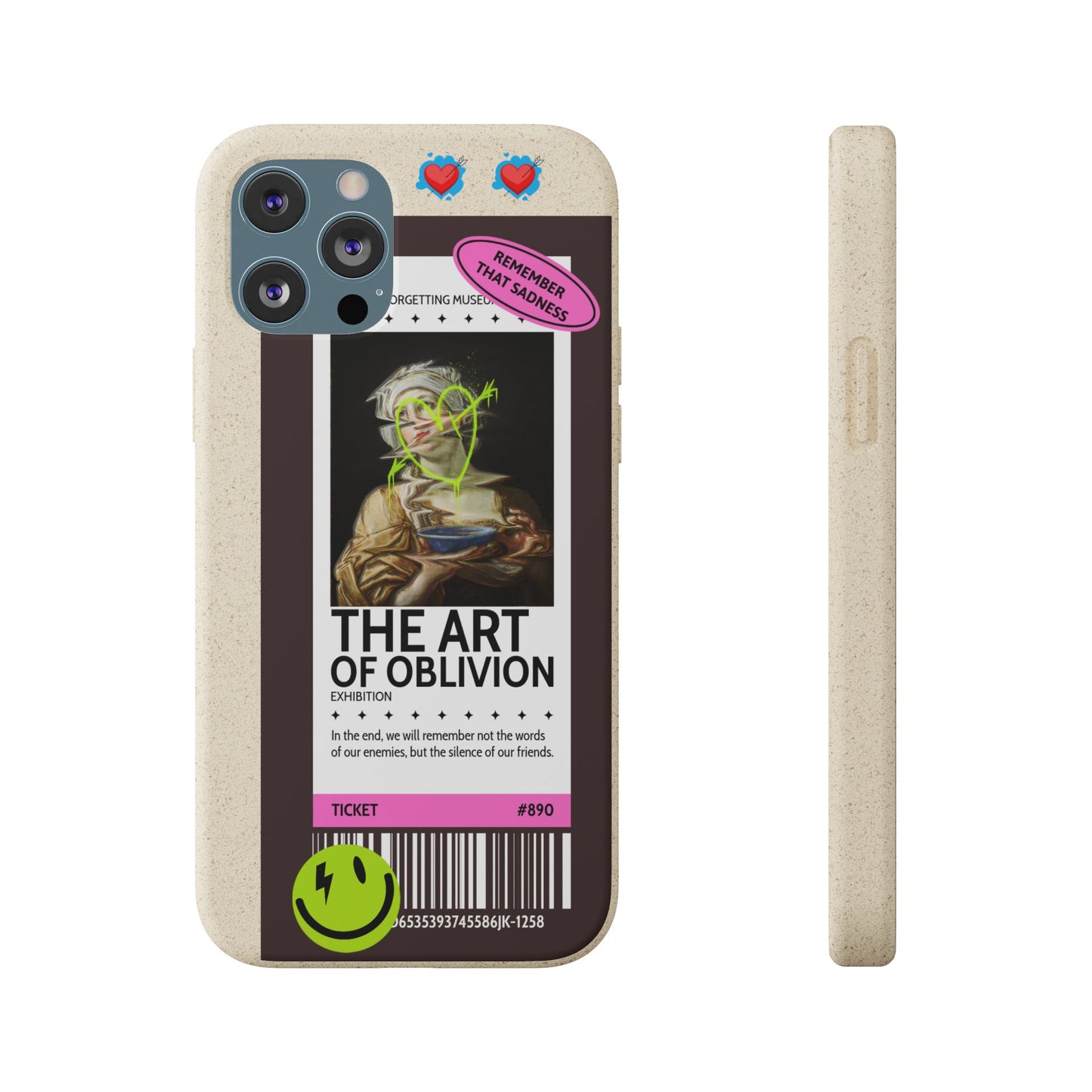 Biodegradable Phone Cases, Eco-Friendly Tech Accessories, Artistic Phone Cover, Sustainable Gift for Creatives, Unique Cell Phone Case