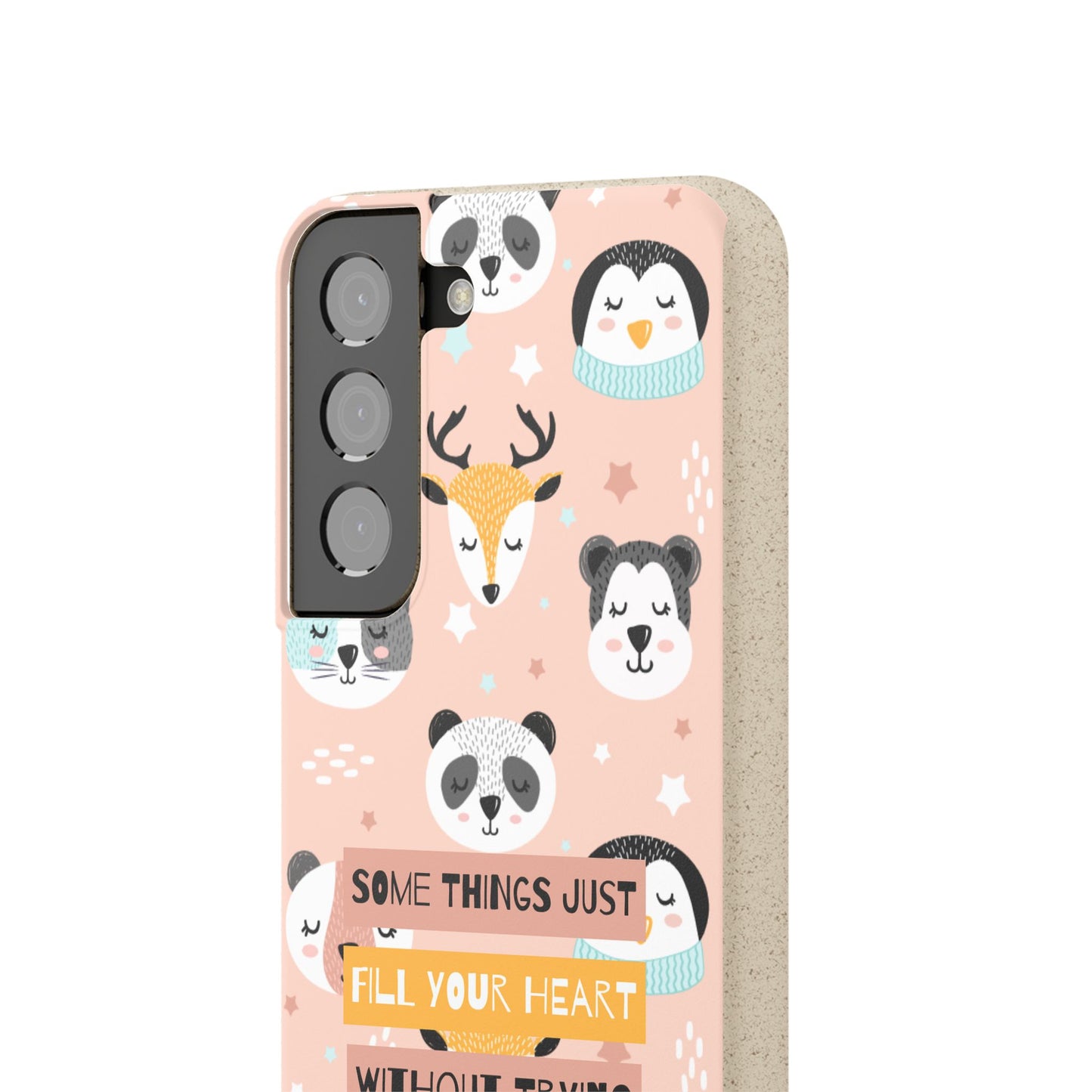 Cute Animal Biodegradable Phone Case, Eco-Friendly Gift, Sustainable Case, Nature Lover Accessory, Cute Phone Cover