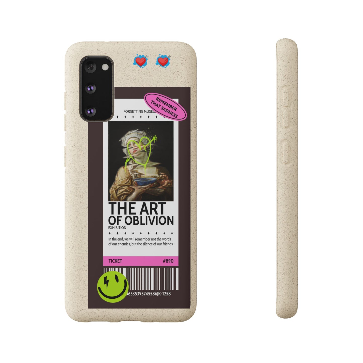 Biodegradable Phone Cases, Eco-Friendly Tech Accessories, Artistic Phone Cover, Sustainable Gift for Creatives, Unique Cell Phone Case