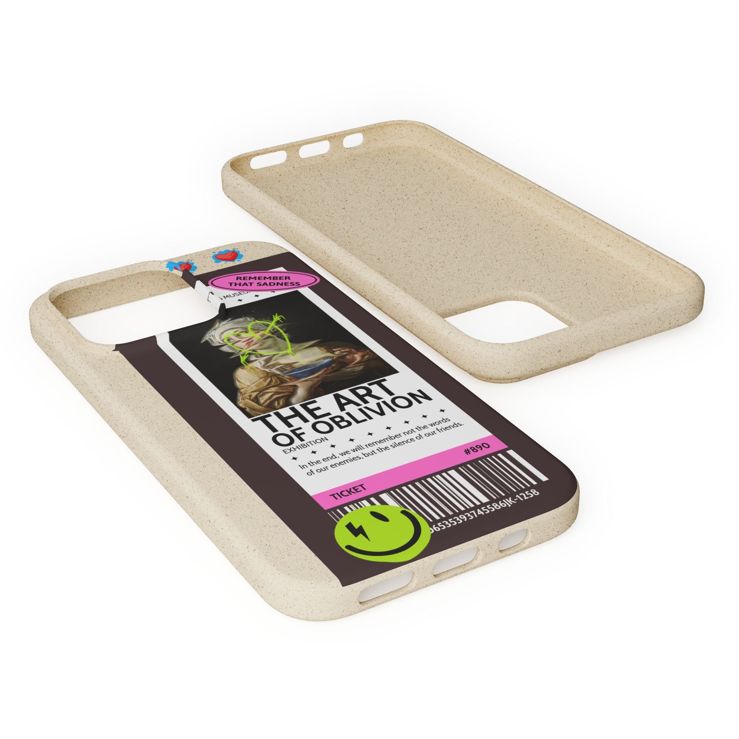 Biodegradable Phone Cases, Eco-Friendly Tech Accessories, Artistic Phone Cover, Sustainable Gift for Creatives, Unique Cell Phone Case