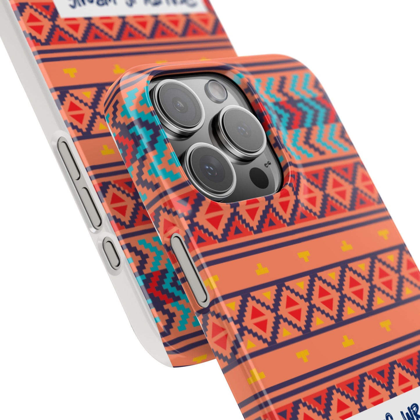 Vibrant Inspirational Phone Case – Dreamers Gift, Boho Slim Cover, Motivational Tech Accessory, Cute Gift for Her, Colorful Phone Holder