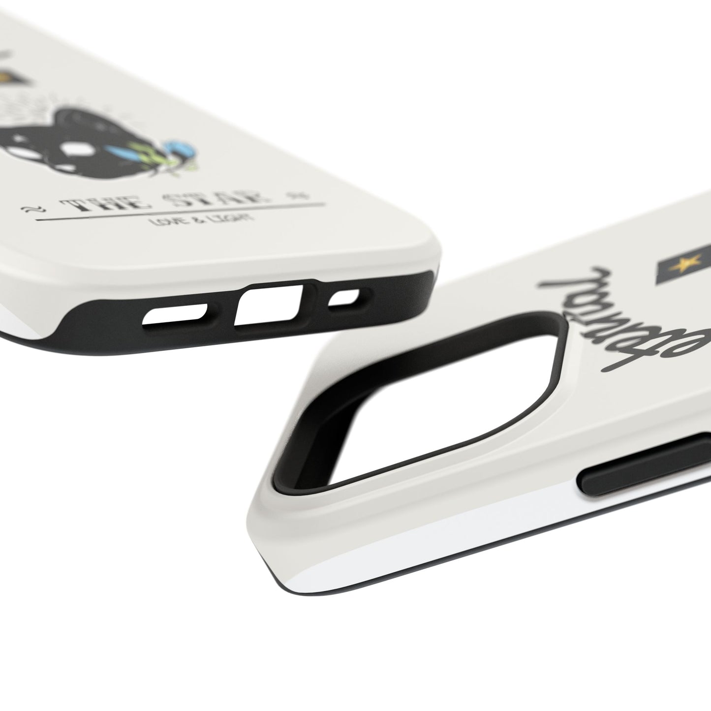 Eternal Star Cat Phone Case - Impact-Resistant, Gift for Cat Lovers, Trendy Accessory, Customizable Design, Modern Phone Protection