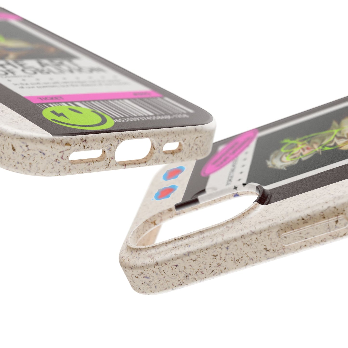 Biodegradable Phone Cases, Eco-Friendly Tech Accessories, Artistic Phone Cover, Sustainable Gift for Creatives, Unique Cell Phone Case