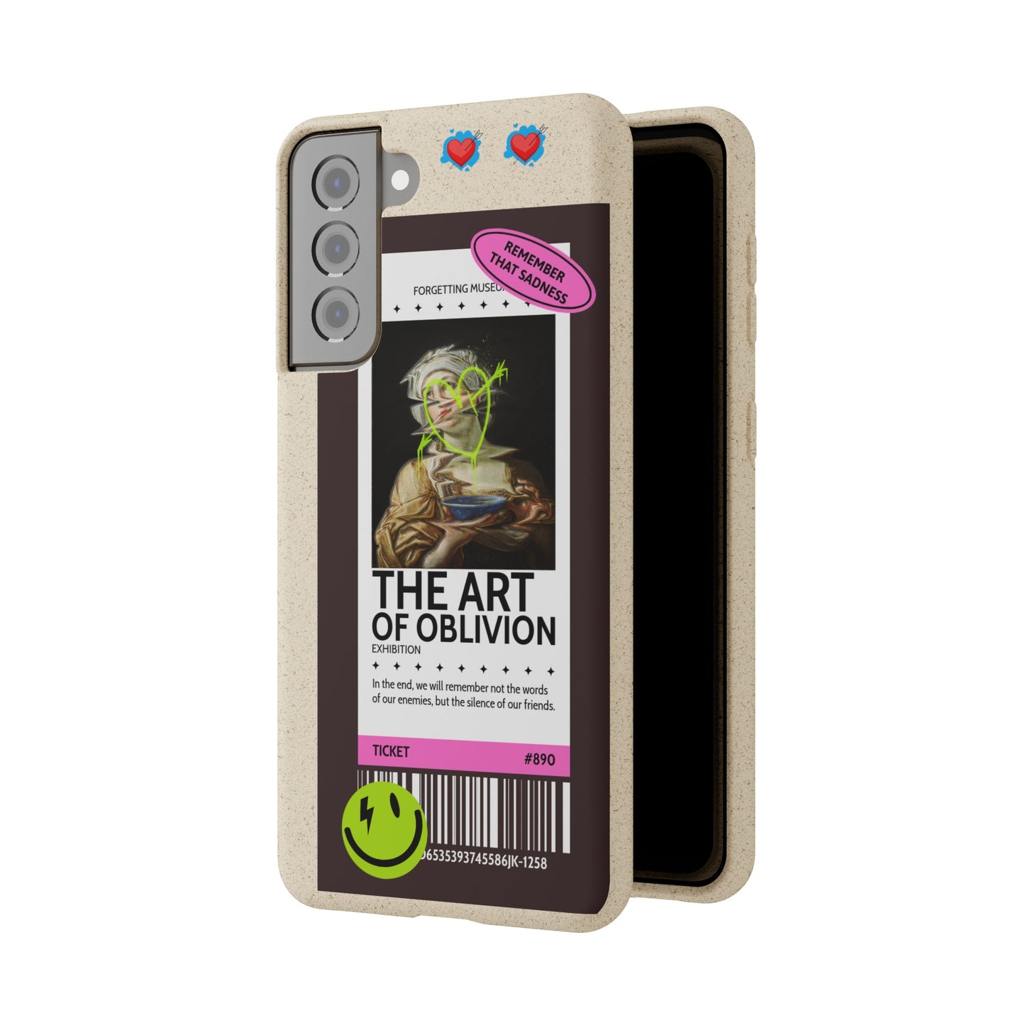 Biodegradable Phone Cases, Eco-Friendly Tech Accessories, Artistic Phone Cover, Sustainable Gift for Creatives, Unique Cell Phone Case