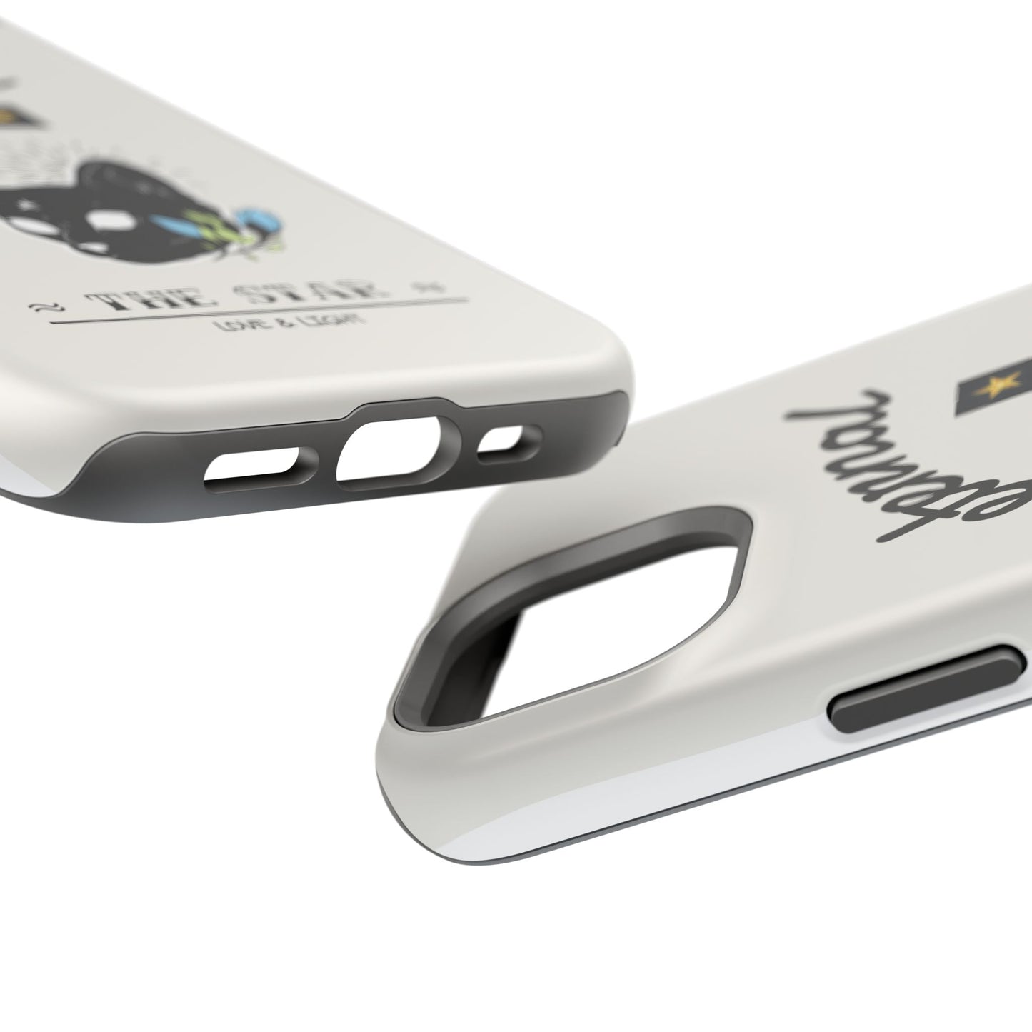 Eternal Star Cat Phone Case - Impact-Resistant, Gift for Cat Lovers, Trendy Accessory, Customizable Design, Modern Phone Protection