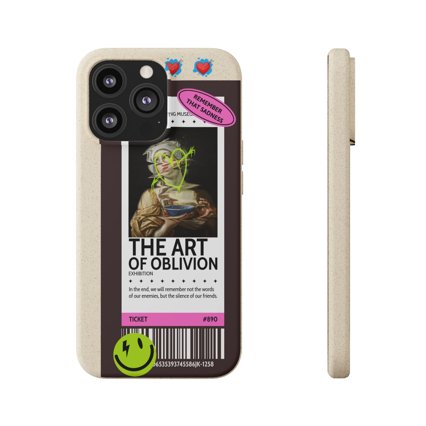 Biodegradable Phone Cases, Eco-Friendly Tech Accessories, Artistic Phone Cover, Sustainable Gift for Creatives, Unique Cell Phone Case
