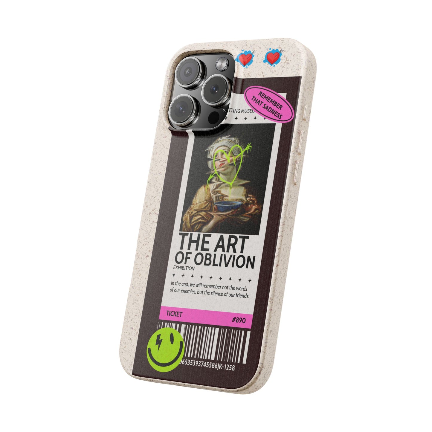 Biodegradable Phone Cases, Eco-Friendly Tech Accessories, Artistic Phone Cover, Sustainable Gift for Creatives, Unique Cell Phone Case