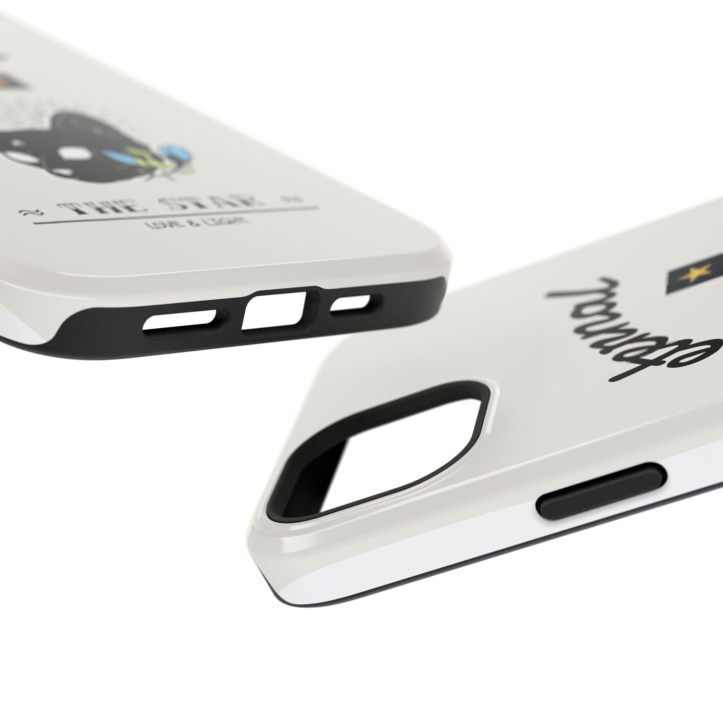 Eternal Star Cat Phone Case - Impact-Resistant, Gift for Cat Lovers, Trendy Accessory, Customizable Design, Modern Phone Protection