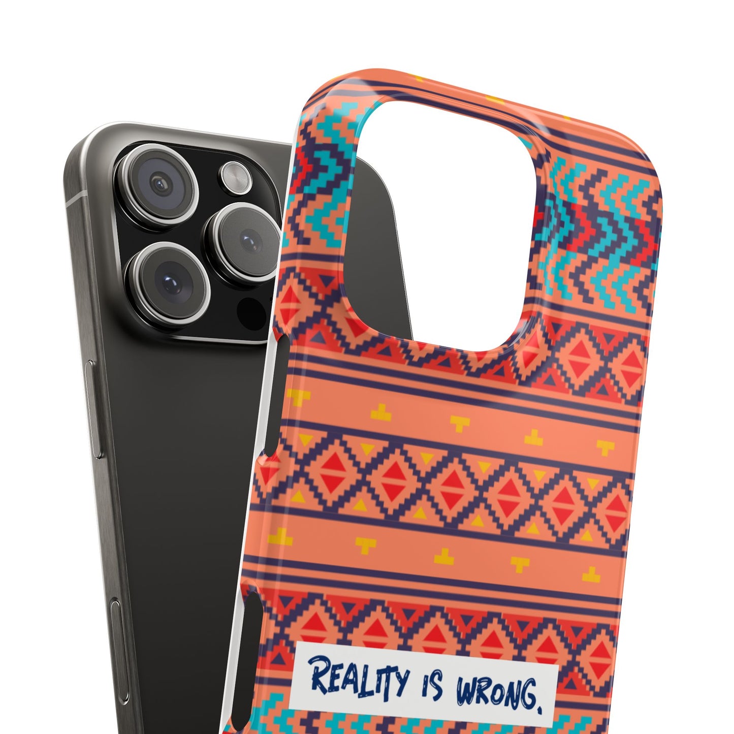 Vibrant Inspirational Phone Case – Dreamers Gift, Boho Slim Cover, Motivational Tech Accessory, Cute Gift for Her, Colorful Phone Holder