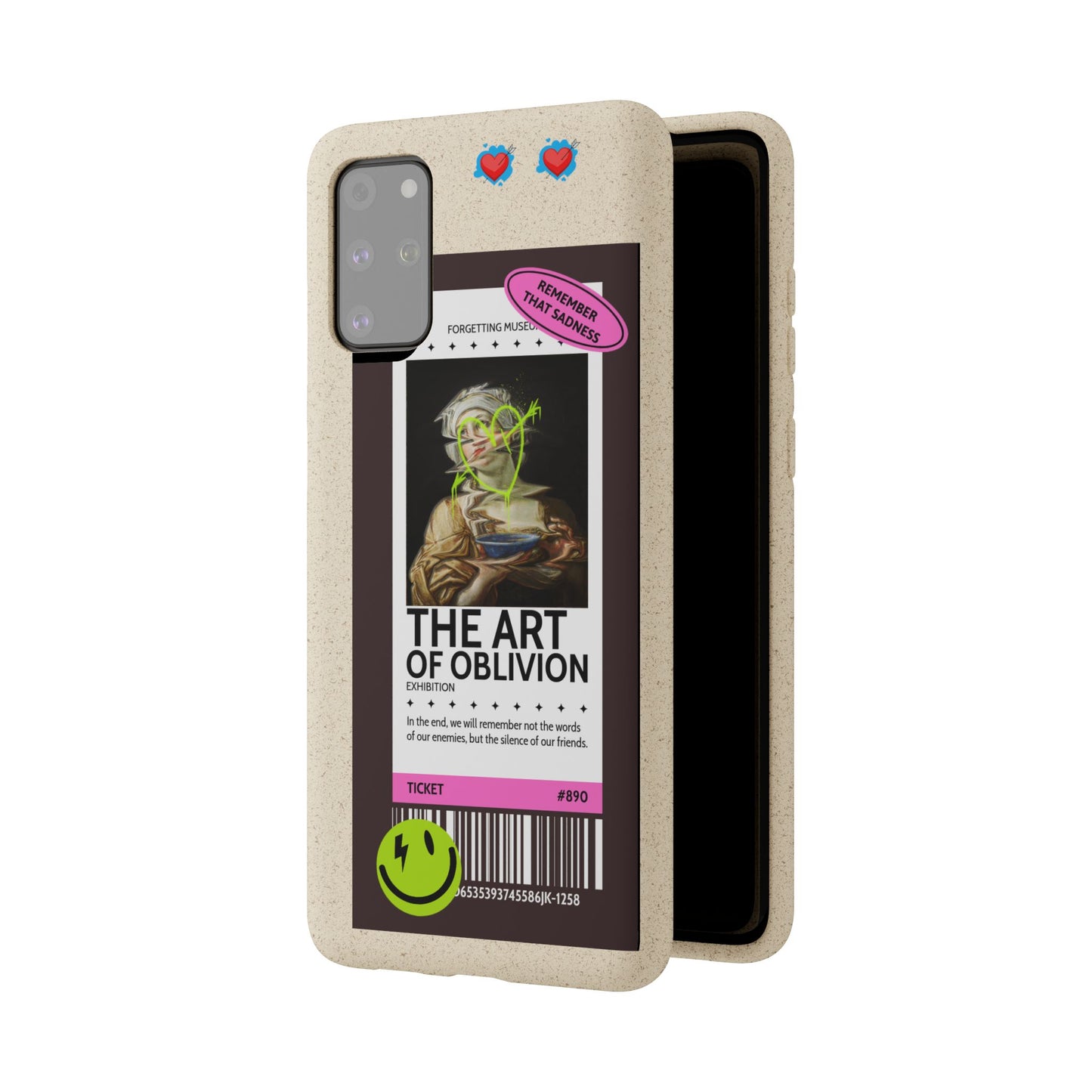 Biodegradable Phone Cases, Eco-Friendly Tech Accessories, Artistic Phone Cover, Sustainable Gift for Creatives, Unique Cell Phone Case