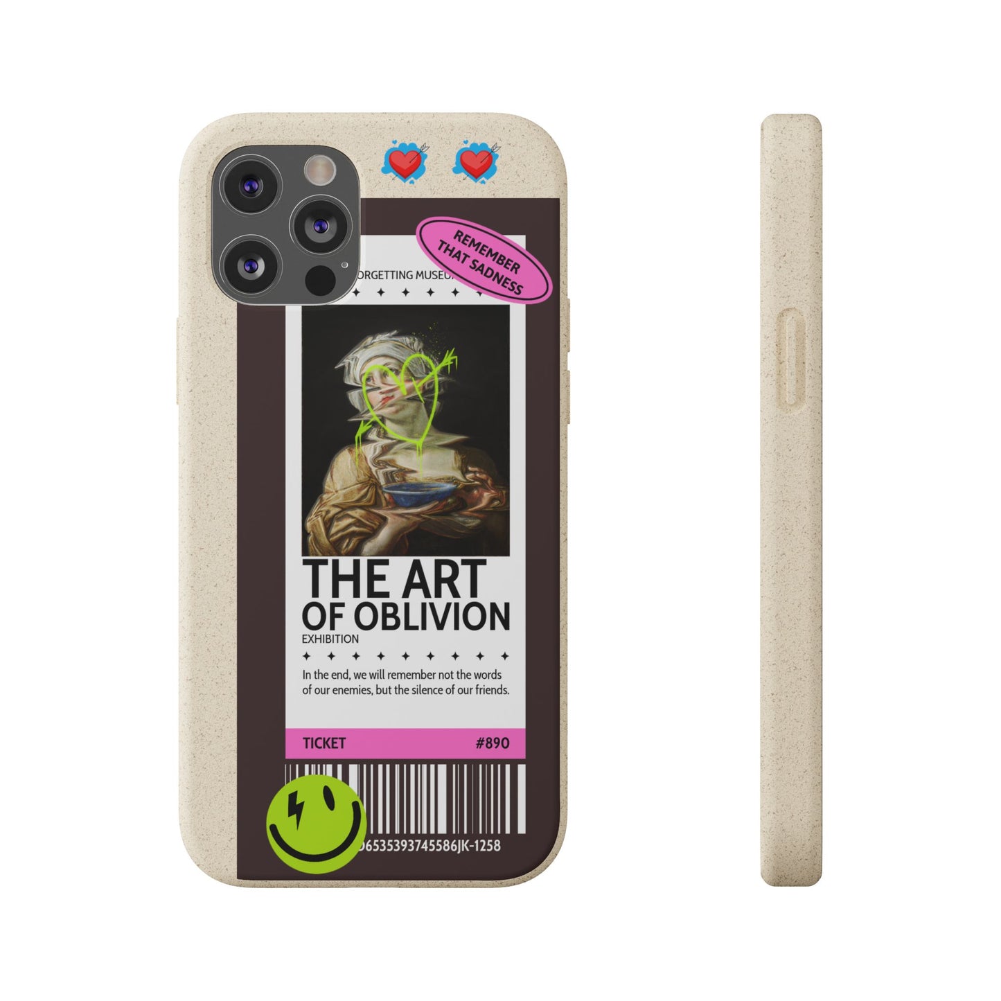 Biodegradable Phone Cases, Eco-Friendly Tech Accessories, Artistic Phone Cover, Sustainable Gift for Creatives, Unique Cell Phone Case