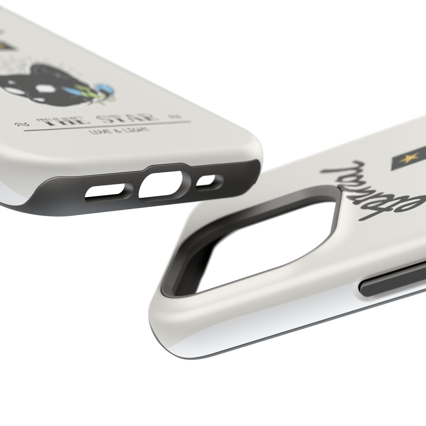 Eternal Star Cat Phone Case - Impact-Resistant, Gift for Cat Lovers, Trendy Accessory, Customizable Design, Modern Phone Protection